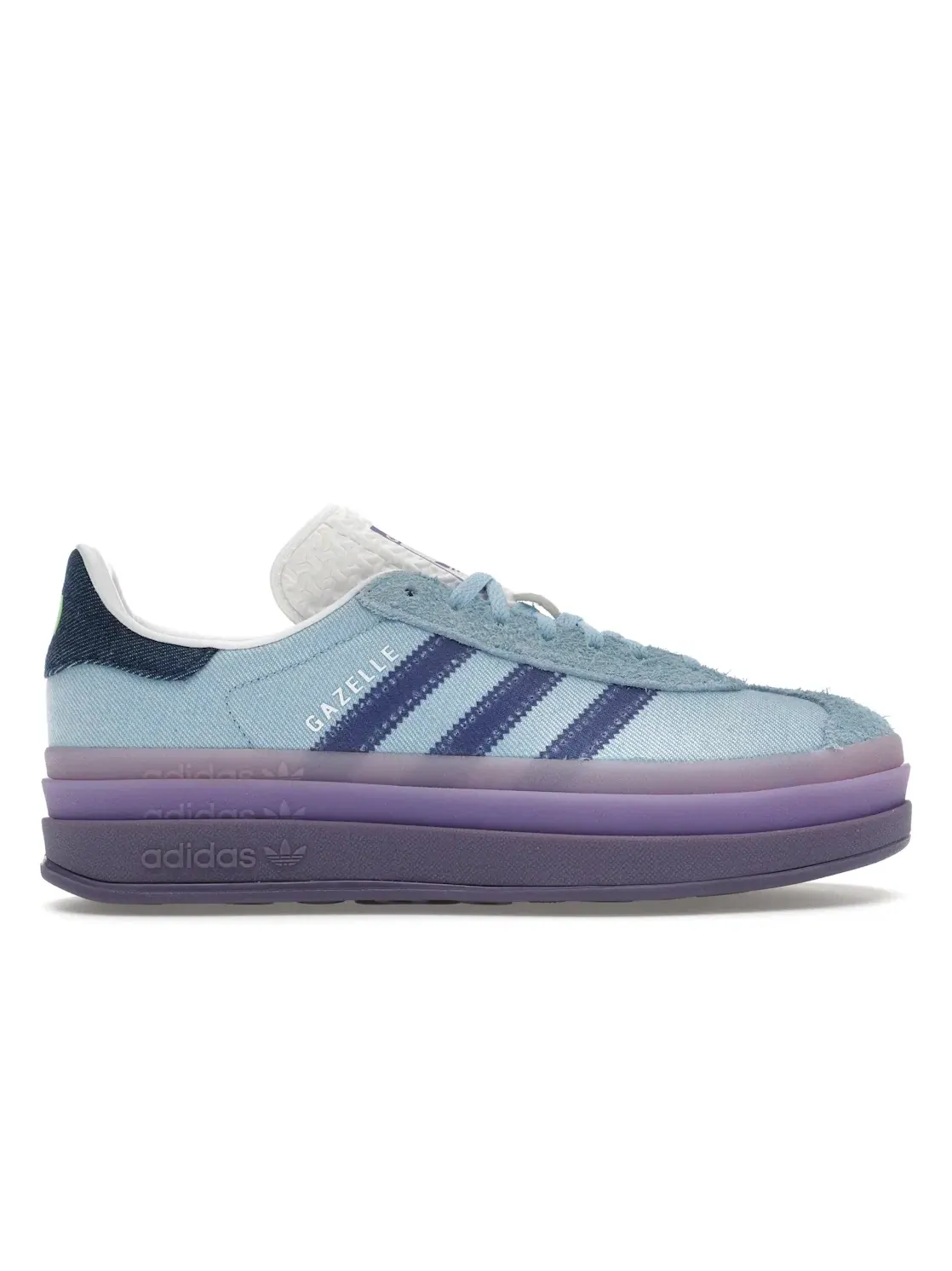 Женские кроссовки с джинсовым верхом Adidas Gazelle Bold — изображение 1 из 4