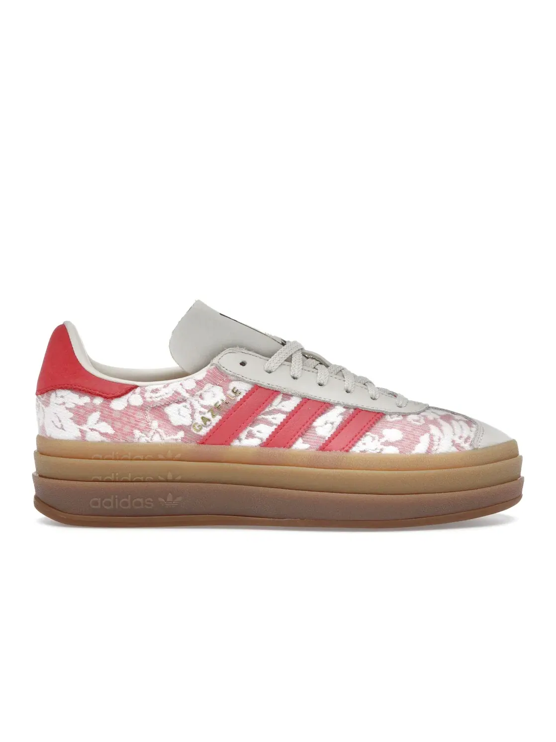 Женские кроссовки Lifestyle Adidas Gazelle Bold — изображение 1 из 4, белый/кремовый белый