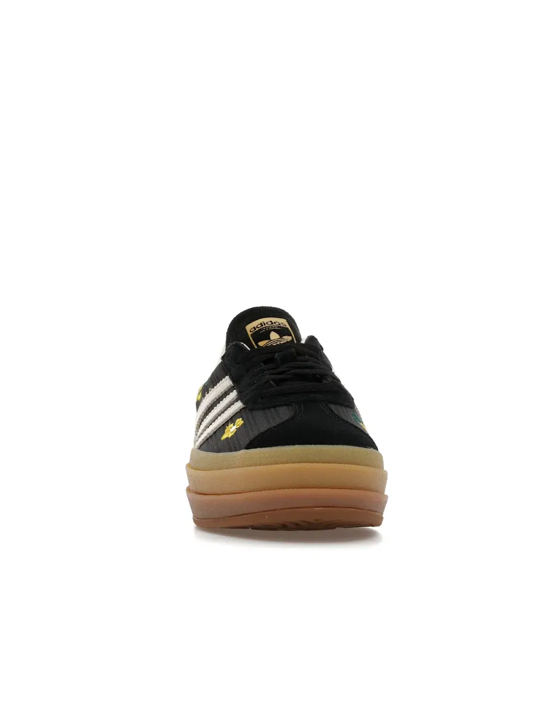 Женские кроссовки lifestyle Adidas Gazelle Bold — изображение 2 из 4, черный/белый/желтый