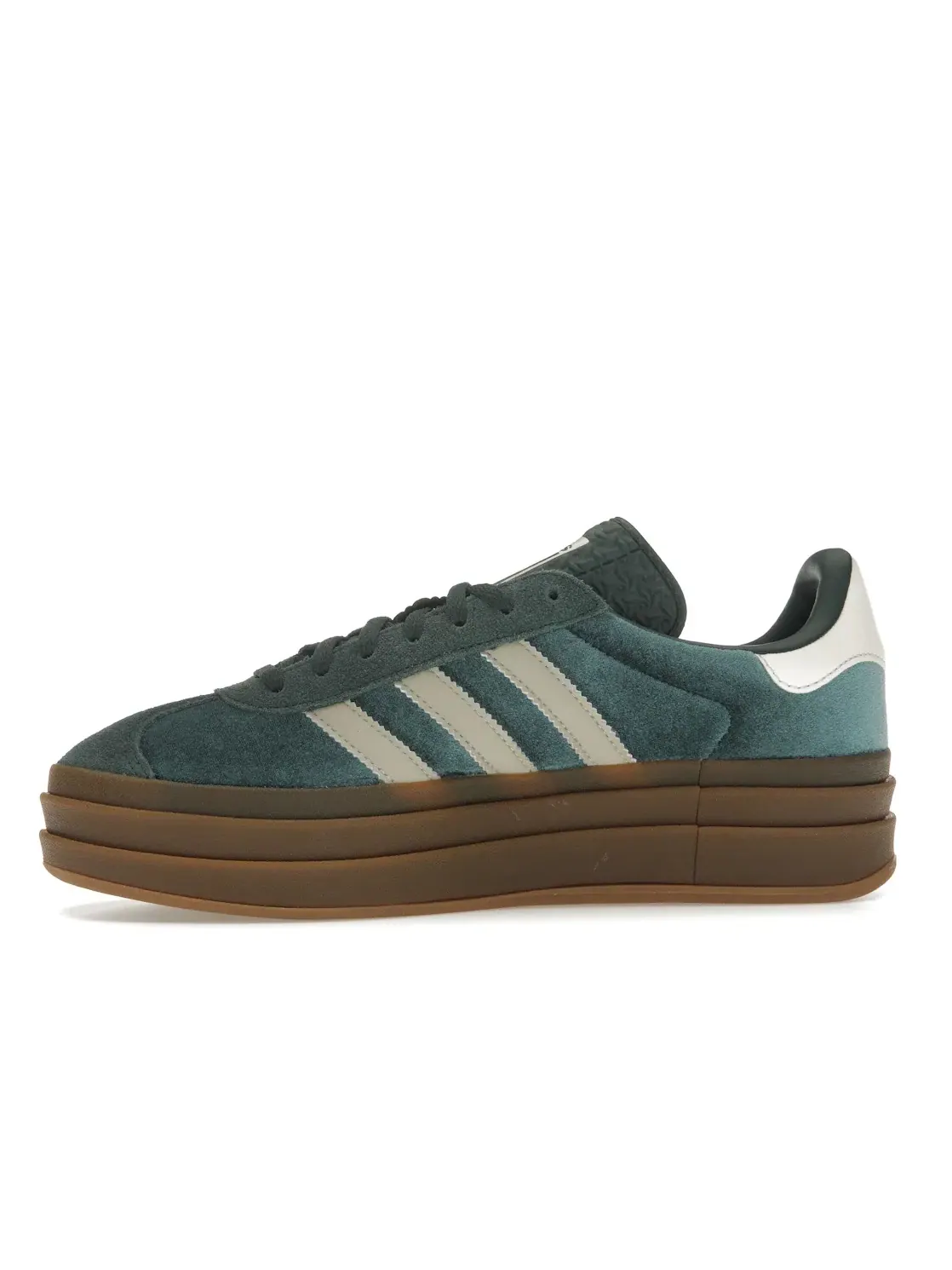 Женские кроссовки Lifestyle Adidas Gazelle Bold — изображение 3 из 4, зеленый/серый/зеленый