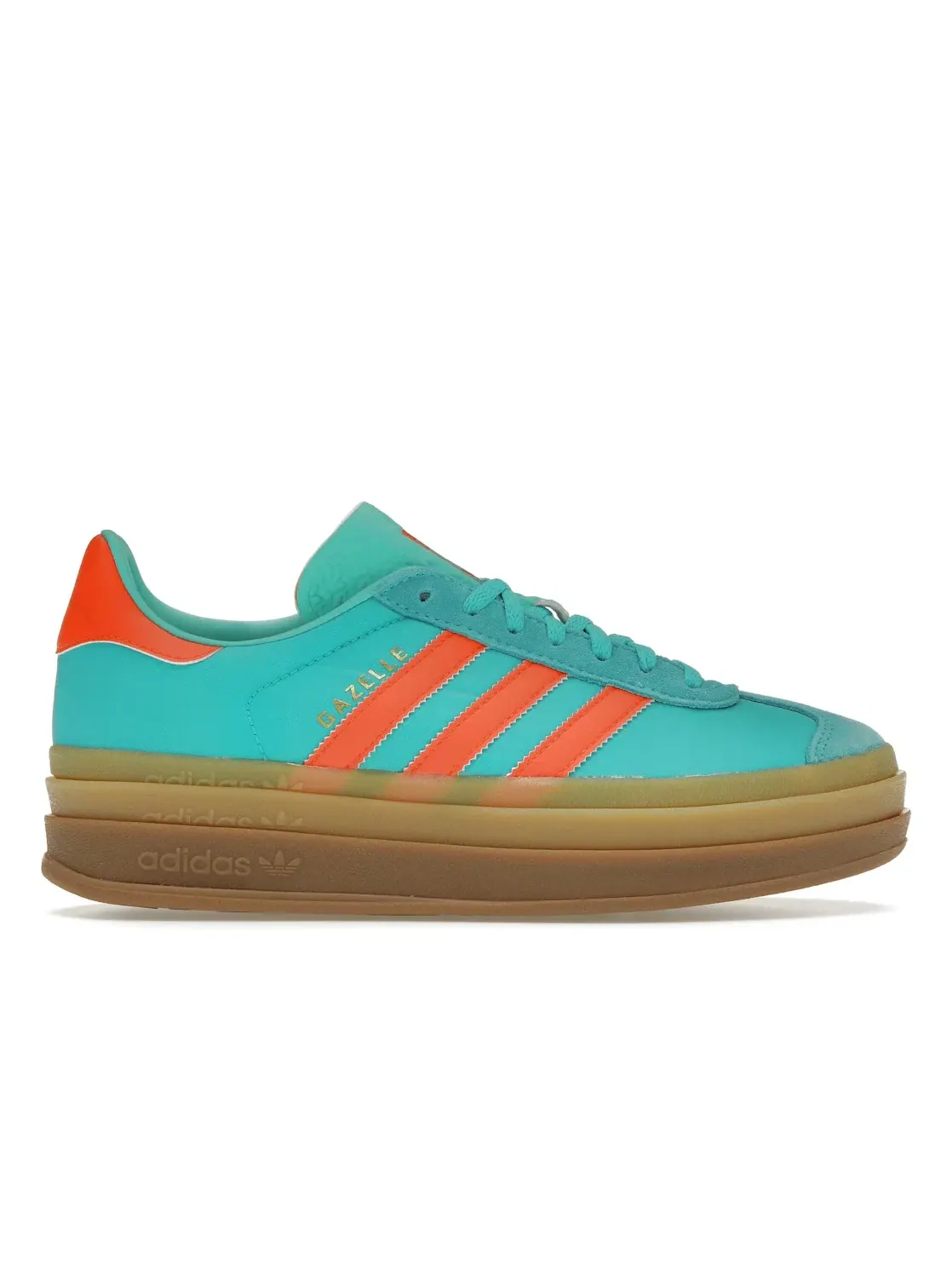 Женские кроссовки Lifestyle с массивной подошвой Adidas Gazelle Bold — изображение 1 из 4, оранжевый
