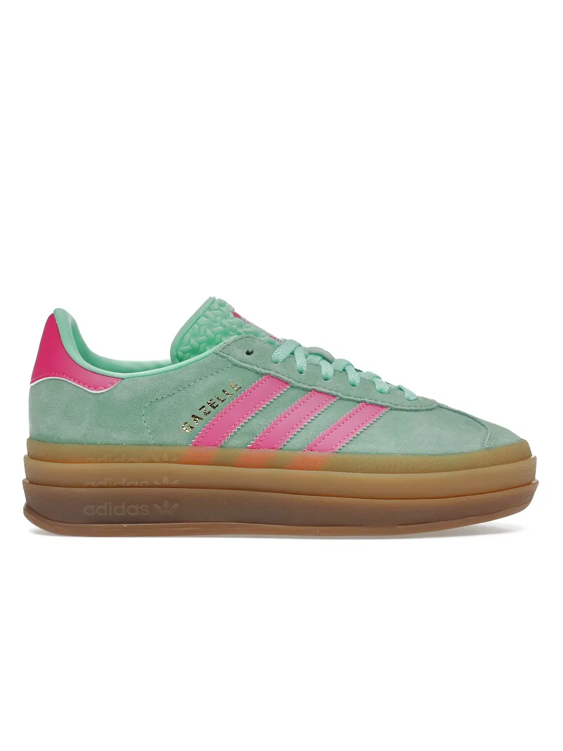Женские кроссовки с замшевым верхом Adidas Gazelle Bold — изображение 1 из 4, розовый