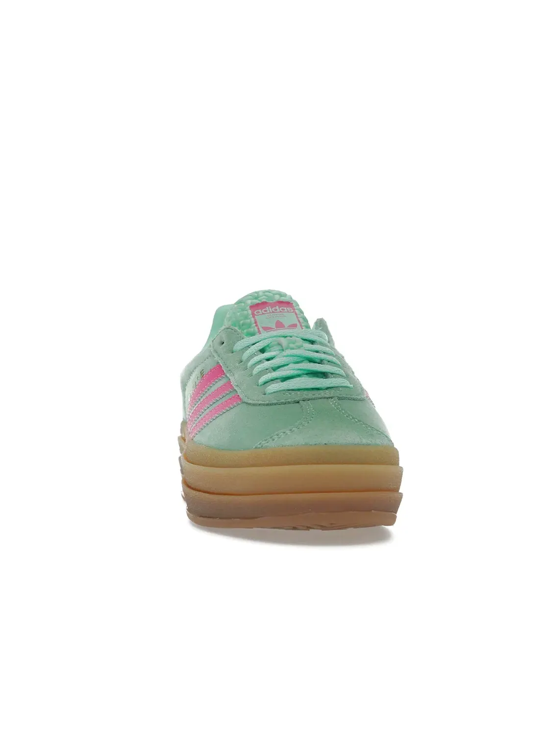 Женские кроссовки с замшевым верхом Adidas Gazelle Bold — изображение 2 из 4, розовый