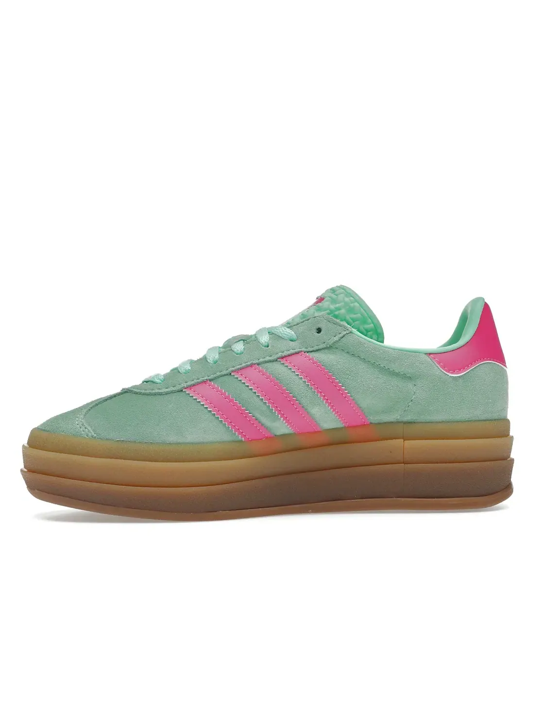 Женские кроссовки с замшевым верхом Adidas Gazelle Bold — изображение 3 из 4, розовый