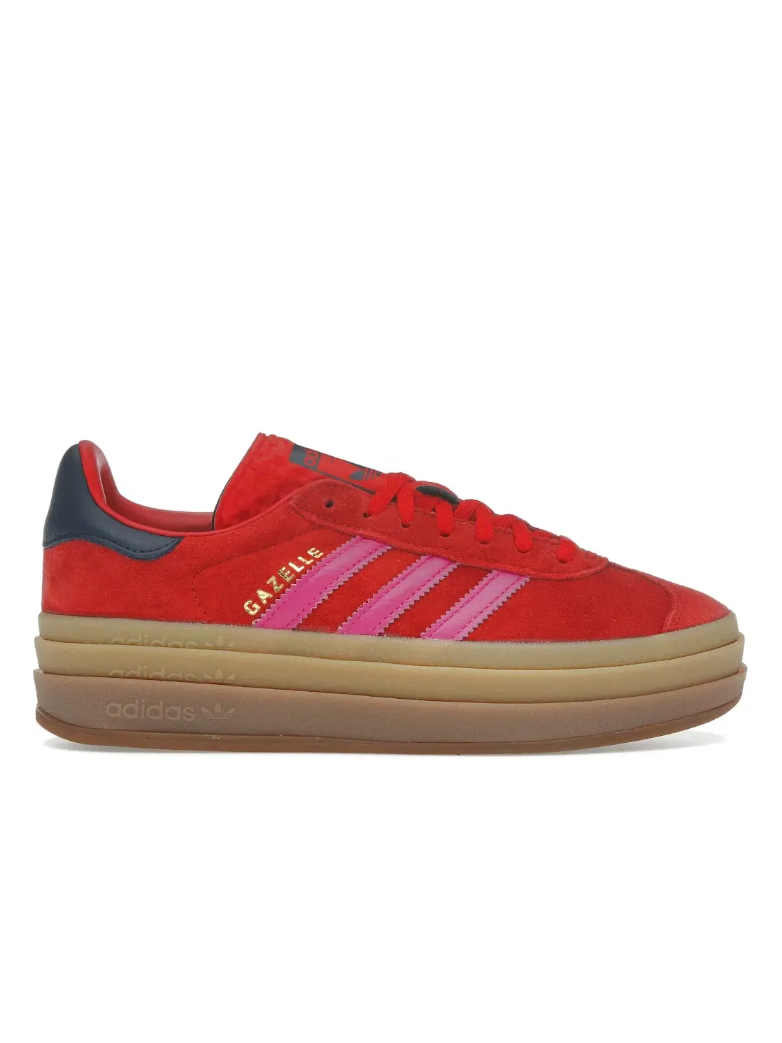 Женские кроссовки Lifestyle Adidas Gazelle Bold — изображение 1 из 4, красный//индиго
