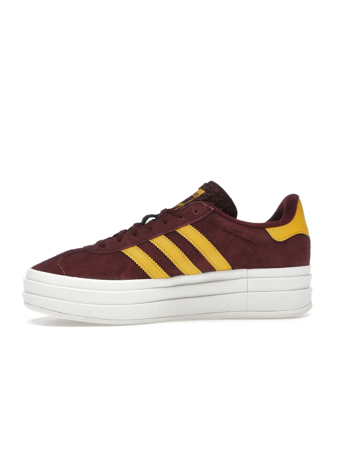 Женские кроссовки Lifestyle Adidas Gazelle Bold — изображение 3 из 4, красный золотистый белый