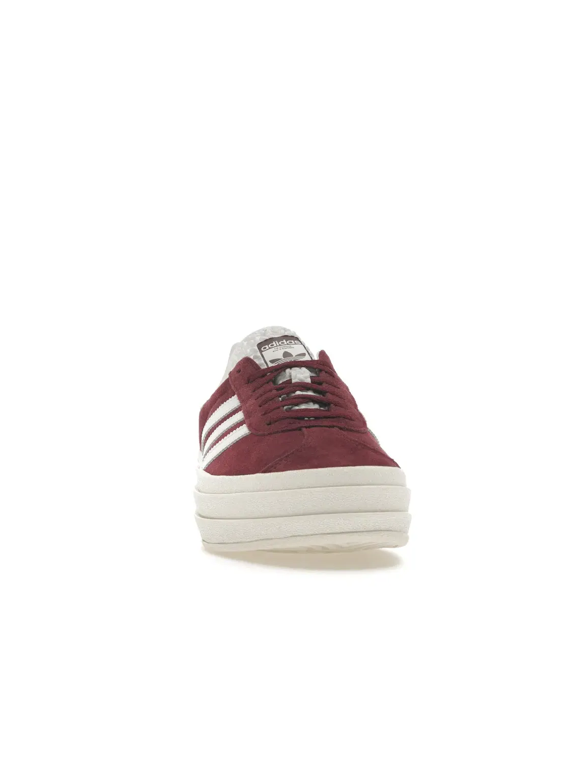 Женские кроссовки на платформе Gazelle Bold Adidas — изображение 2 из 4, красный/белый/белый