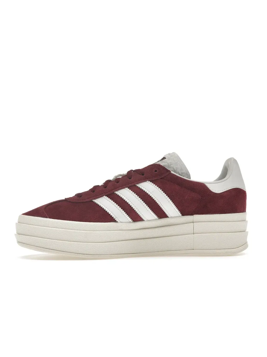 Женские кроссовки на платформе Gazelle Bold Adidas — изображение 3 из 4, красный/белый/белый