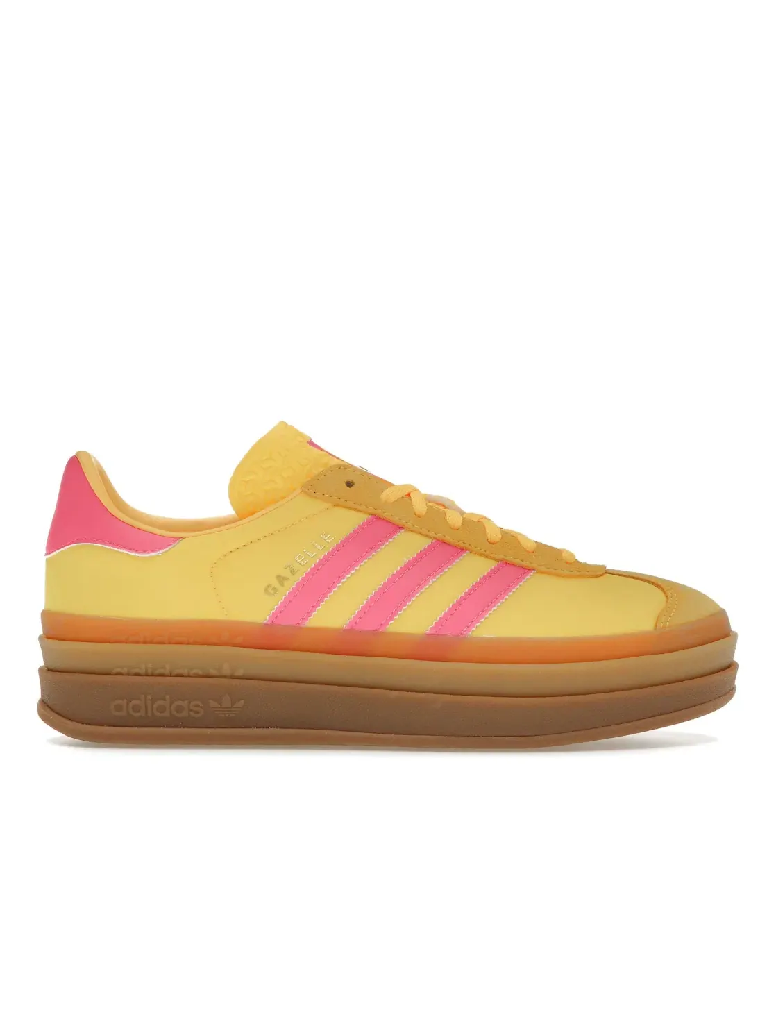 Женские кроссовки Lifestyle с замшевым верхом Adidas Gazelle Bold — изображение 1 из 4, розовый