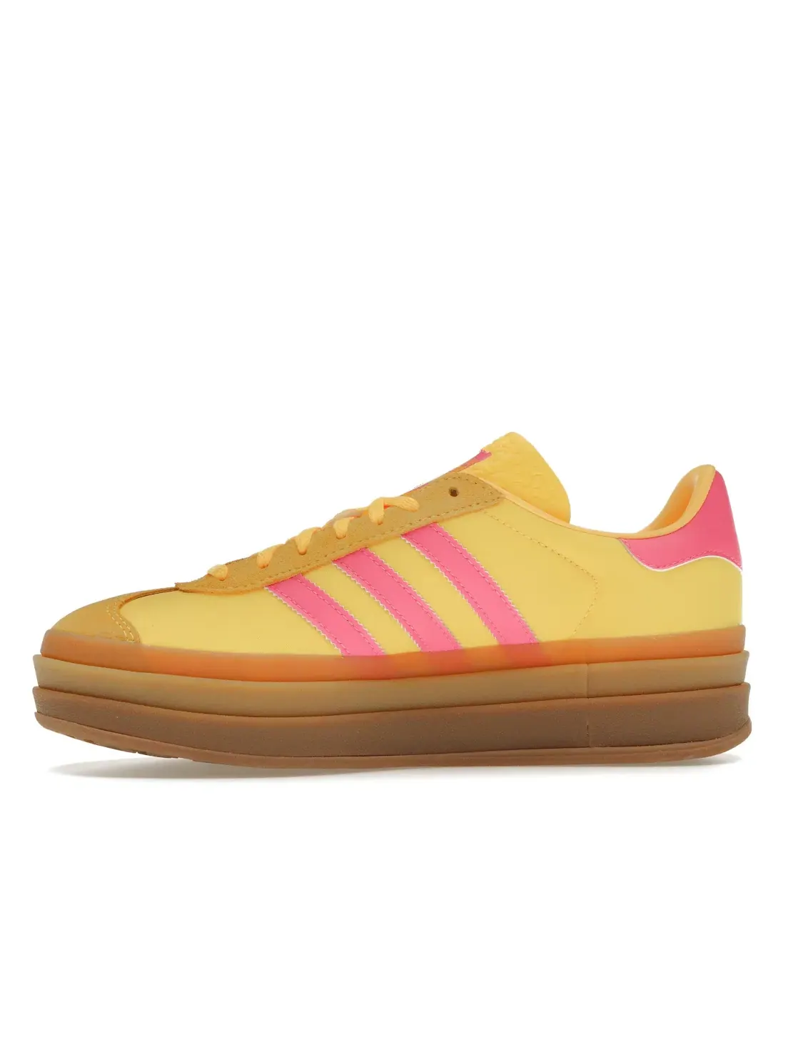 Женские кроссовки Lifestyle с замшевым верхом Adidas Gazelle Bold — изображение 3 из 4, розовый