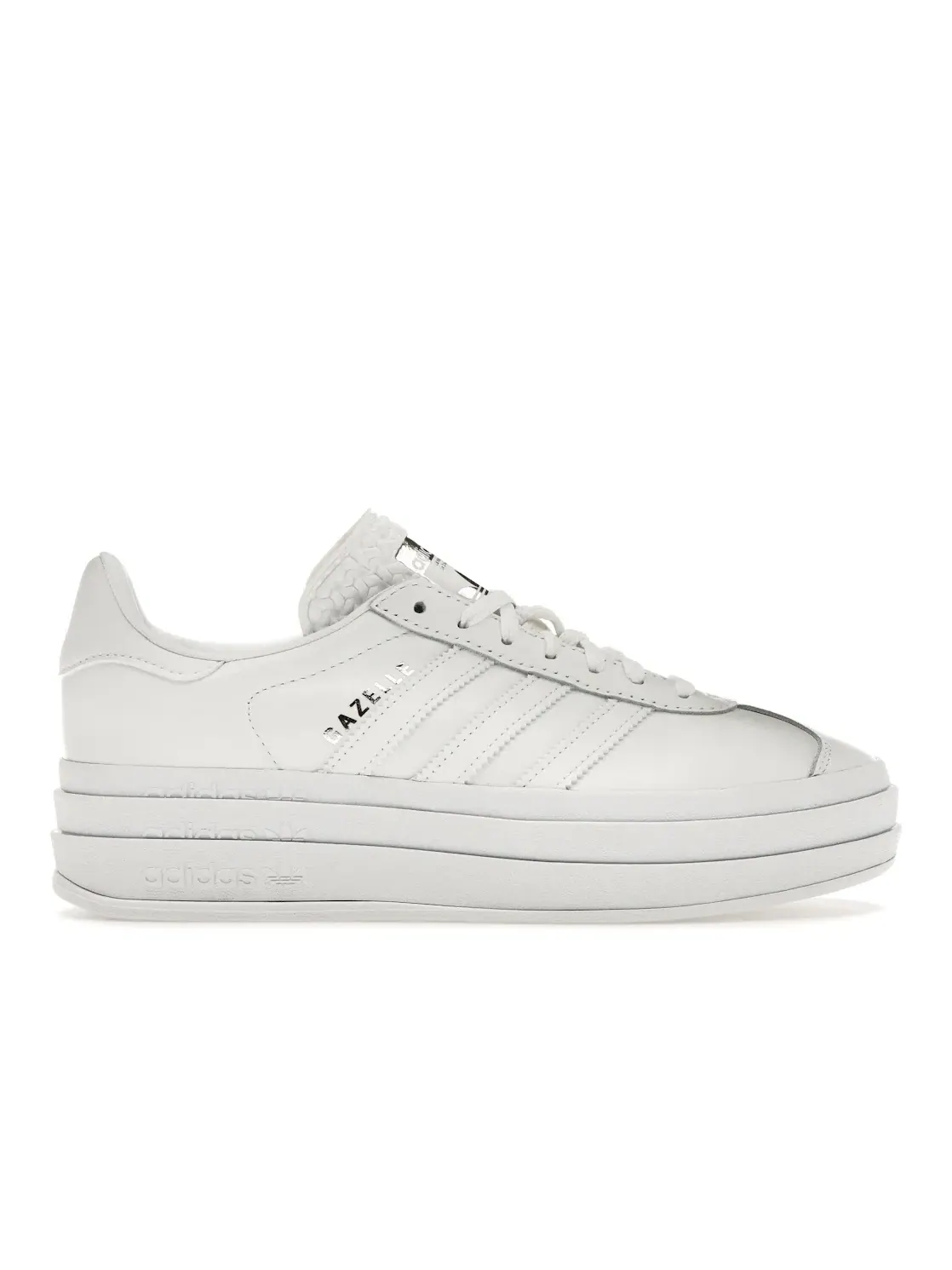 Женские кроссовки с массивной подошвой Adidas Gazelle Bold — изображение 1 из 4, белый