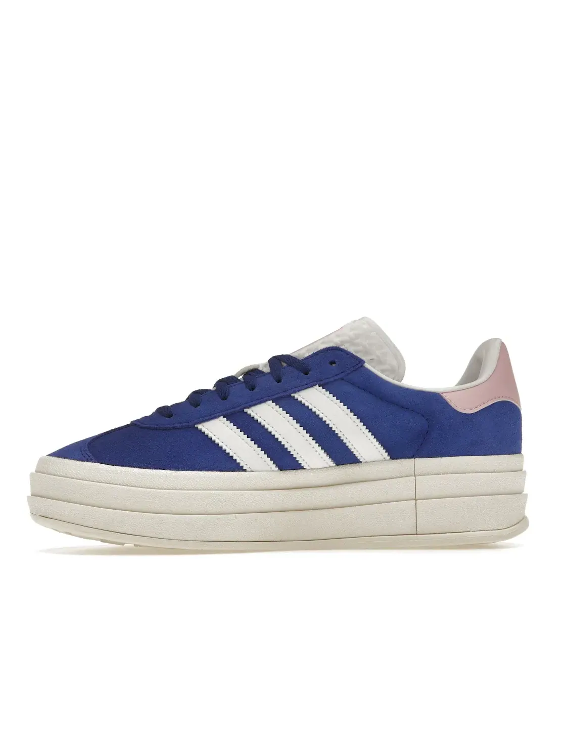 Женские кроссовки с платформой Adidas Gazelle Bold — изображение 3 из 4, розовый/синий/белый