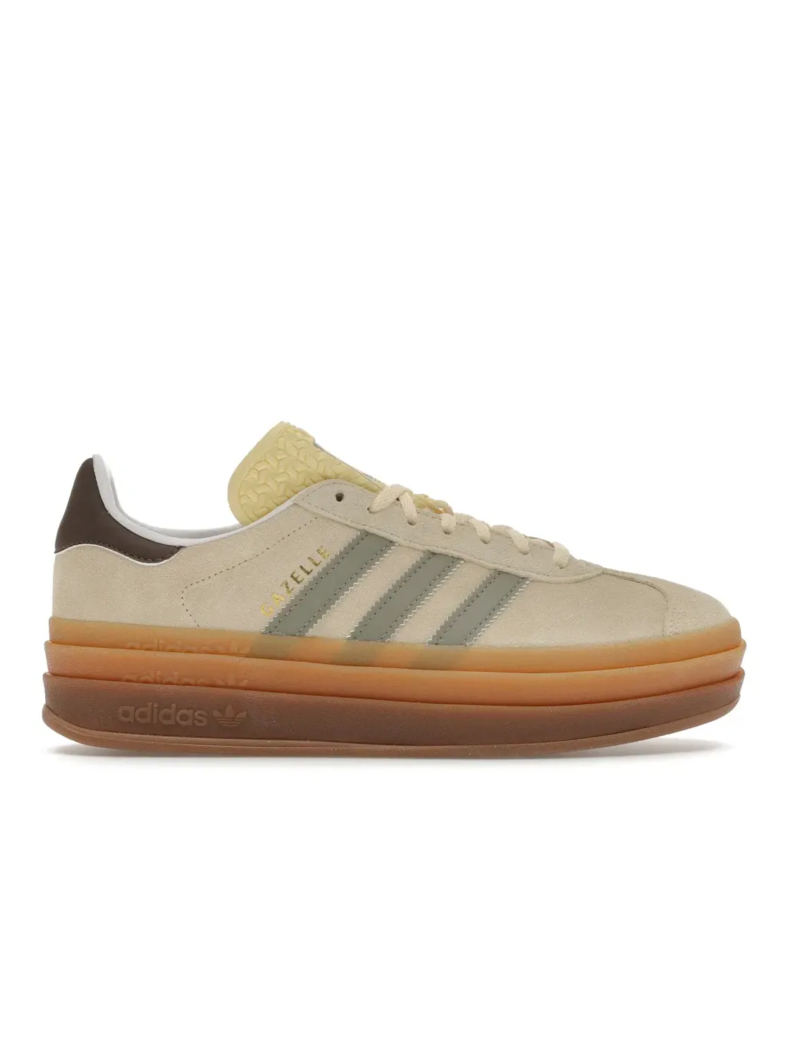 Женские кроссовки Lifestyle Adidas Gazelle Bold — изображение 1 из 4, серебристый