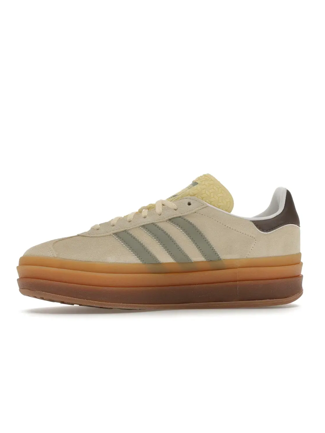 Женские кроссовки Lifestyle Adidas Gazelle Bold — изображение 3 из 4, серебристый