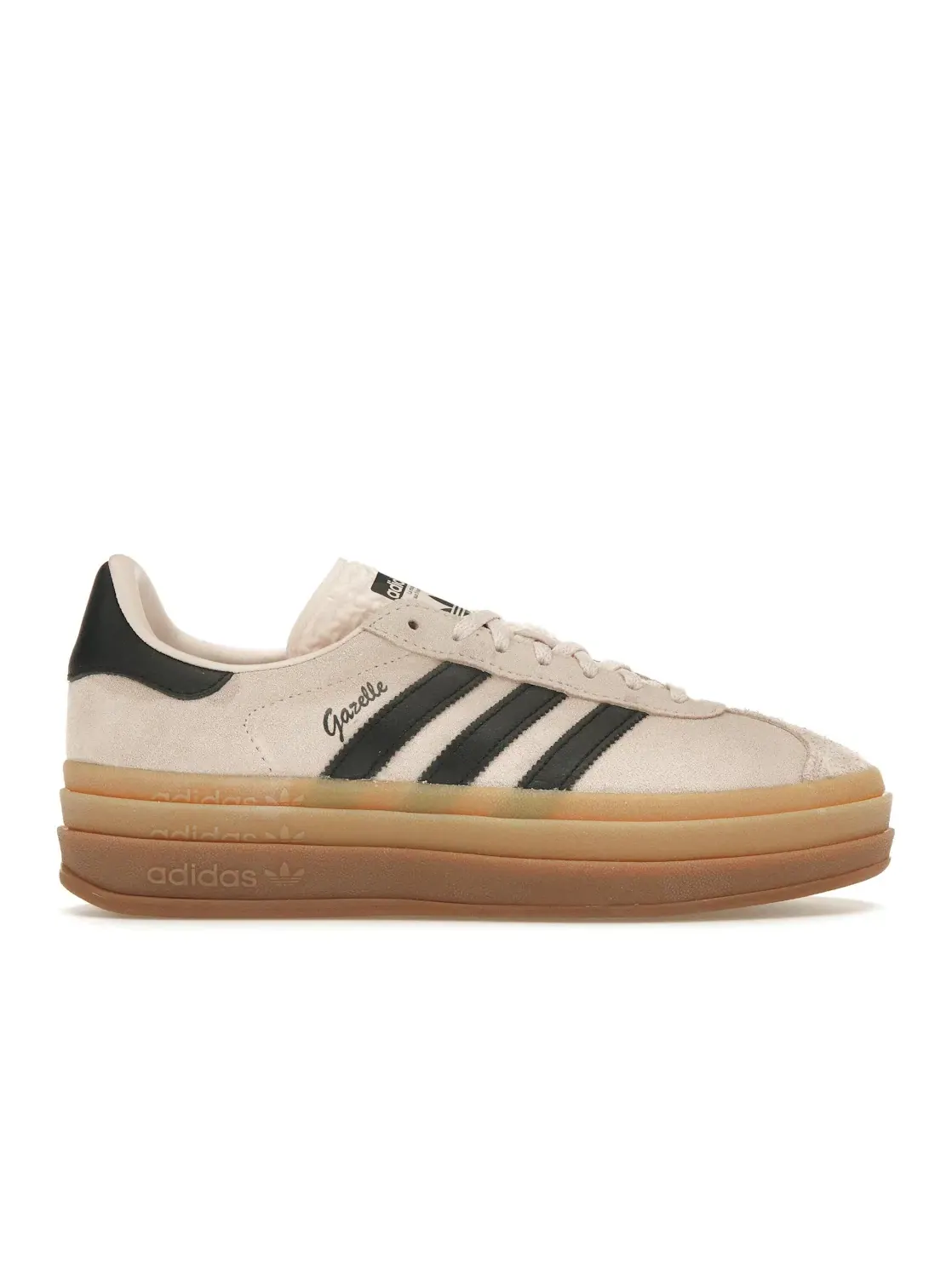 Женские кроссовки на платформе Gazelle Bold Adidas — изображение 1 из 4, черный/черный
