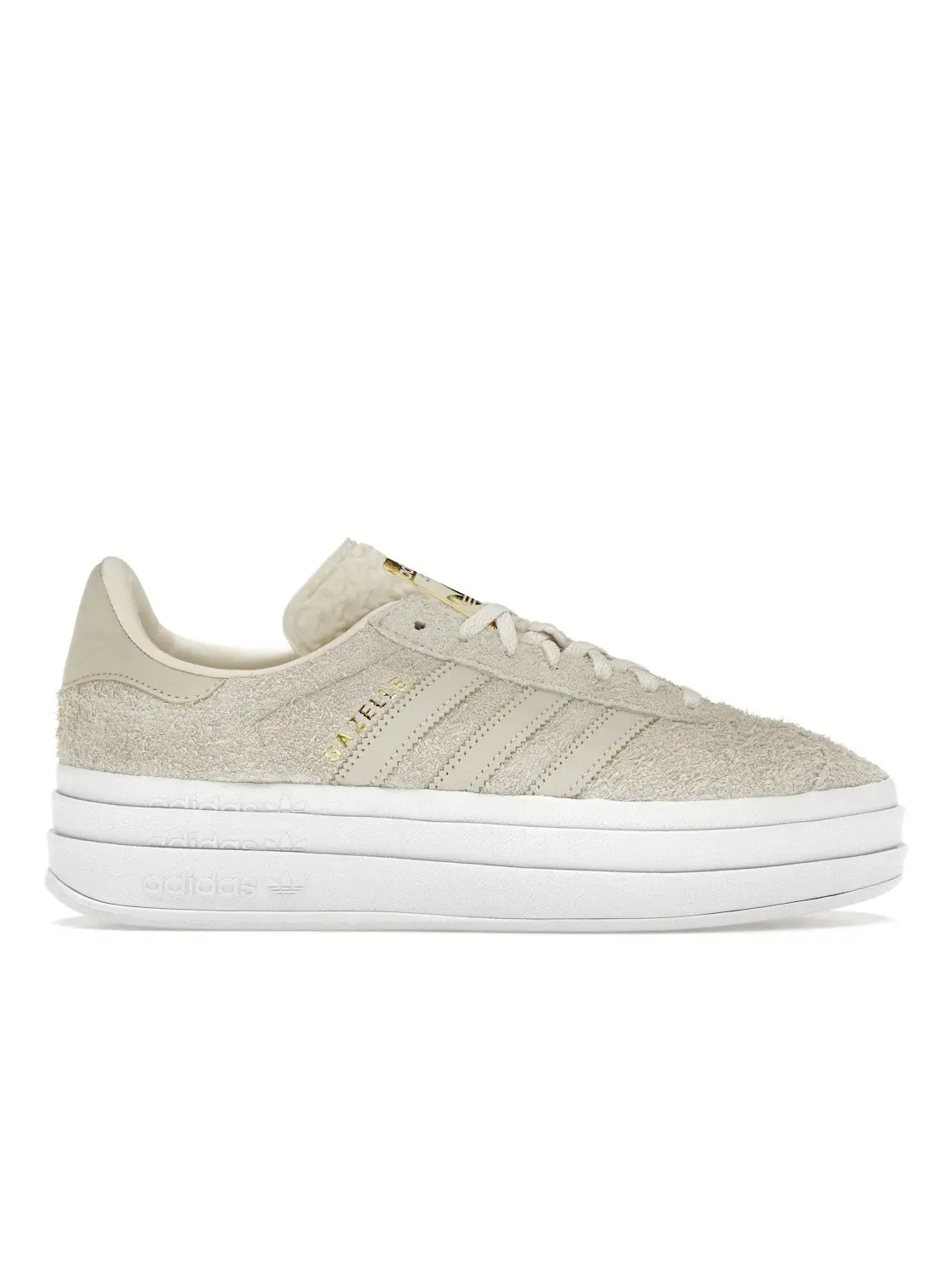 Женские кроссовки Lifestyle Adidas Gazelle Bold — изображение 1 из 4, белый/белый/белый