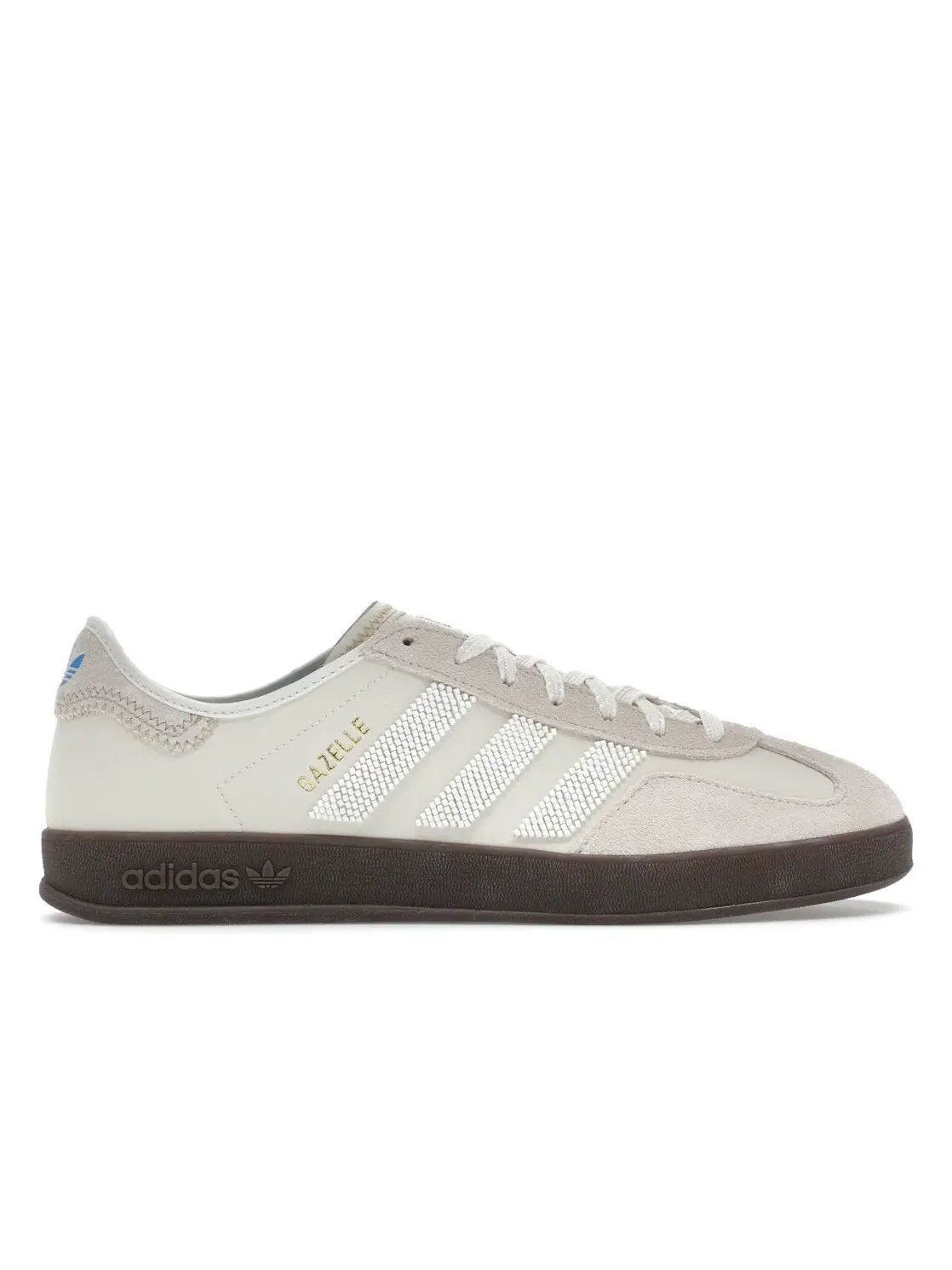 Мужские кроссовки с низким профилем Adidas Gazelle Indoor CLOT By Edison Chen — изображение 1 из 4, белый/белый