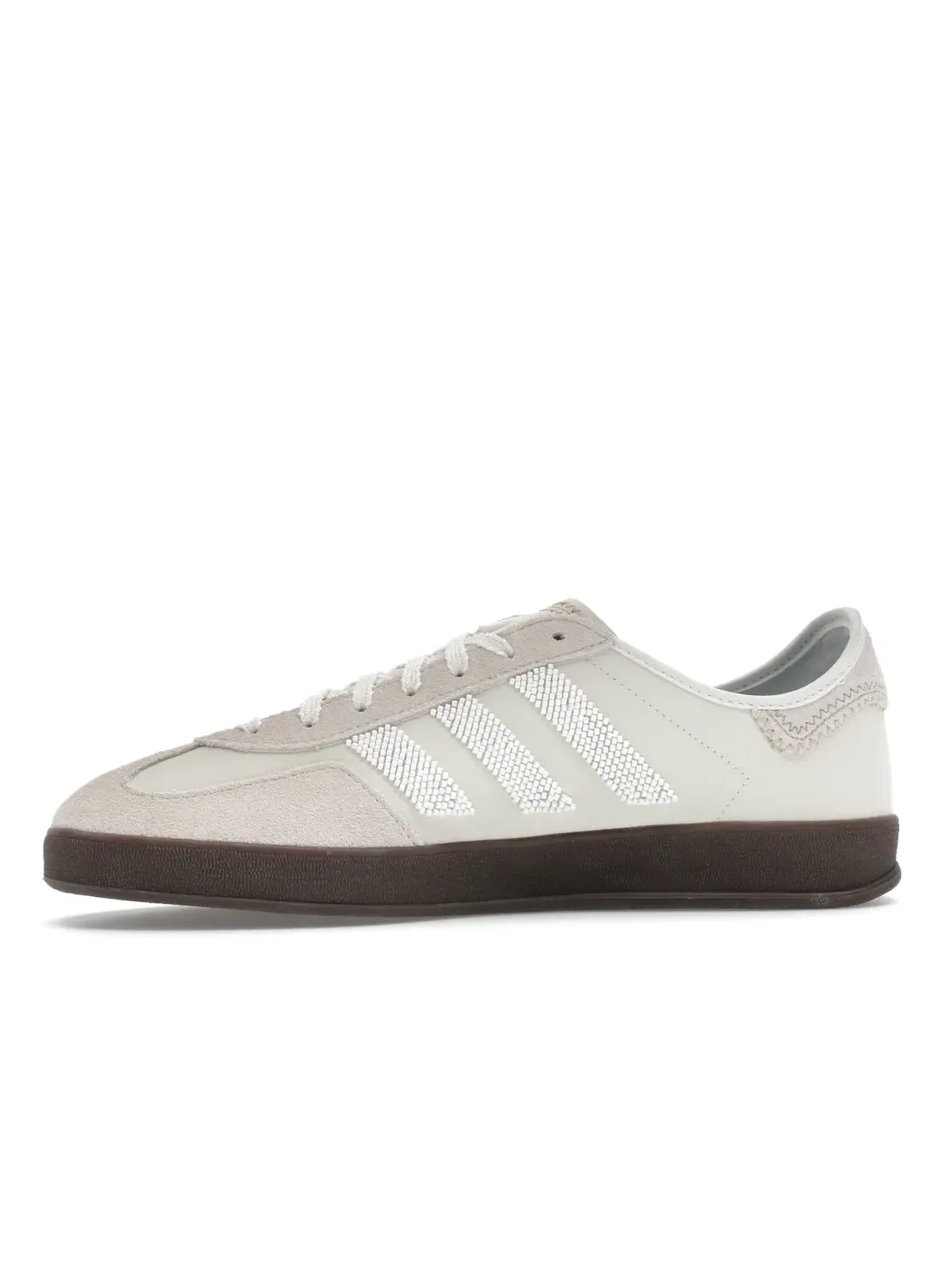 Мужские кроссовки с низким профилем Adidas Gazelle Indoor CLOT By Edison Chen — изображение 3 из 4, белый/белый