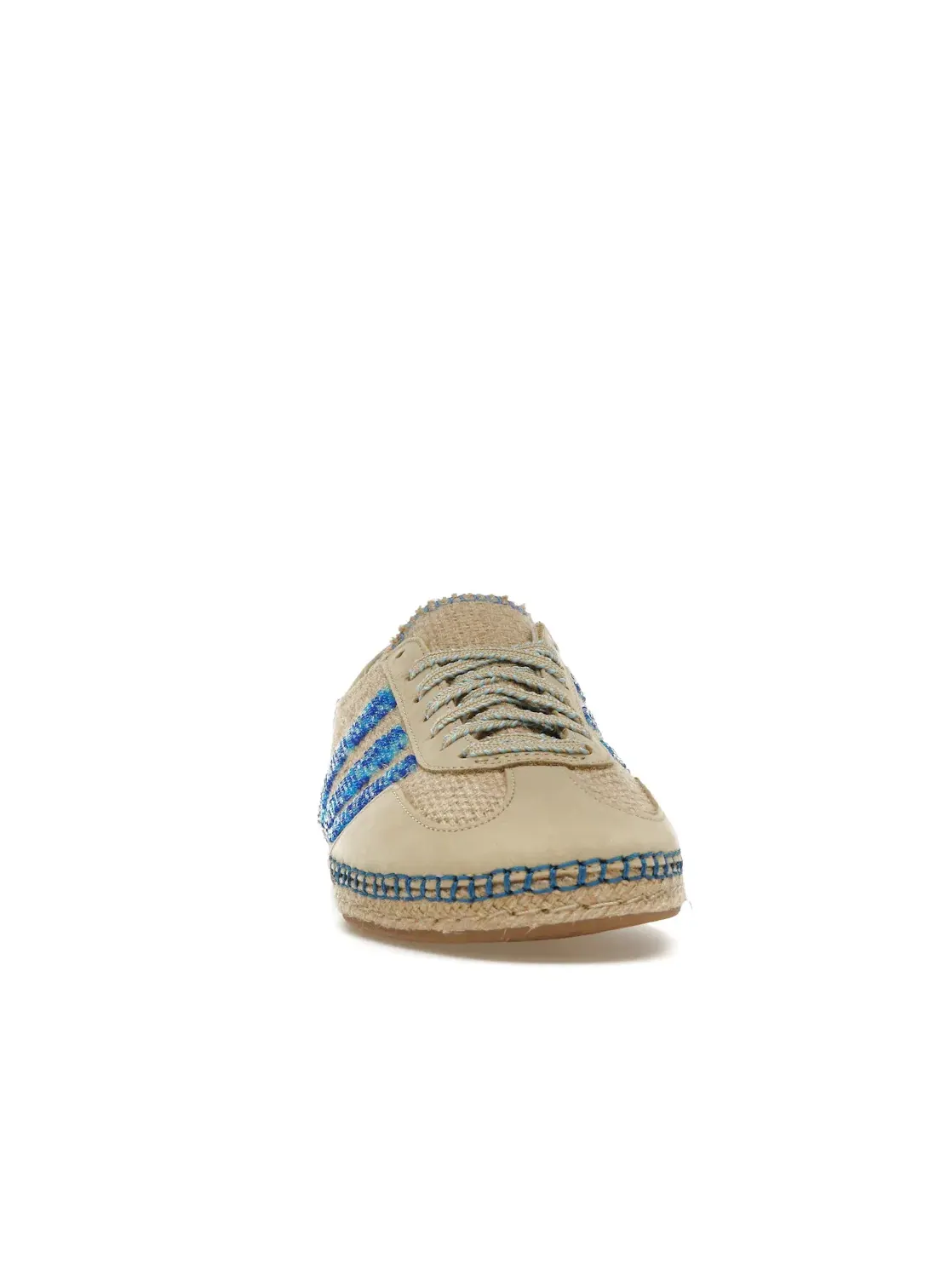 Мужские кроссовки из рафии с бисерными полосками Adidas Gazelle CLOT — изображение 2 из 4, хаки/светлый синий/синий