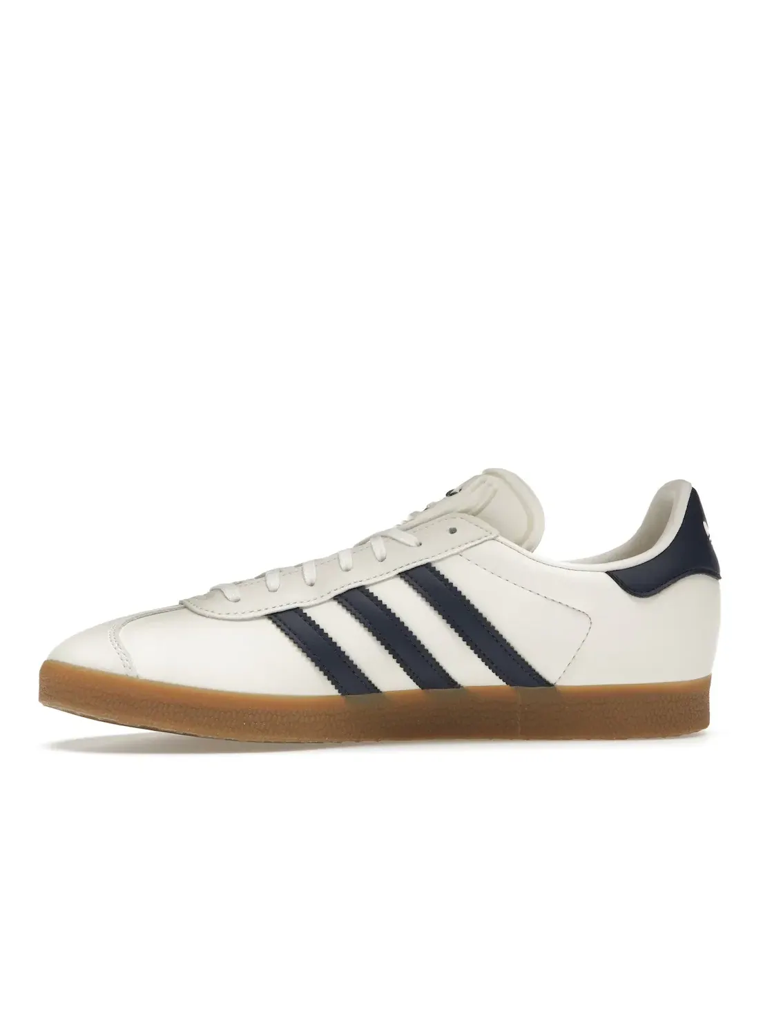 Мужские кроссовки с замшевым верхом Adidas Gazelle — изображение 3 из 4, белый/темный синий
