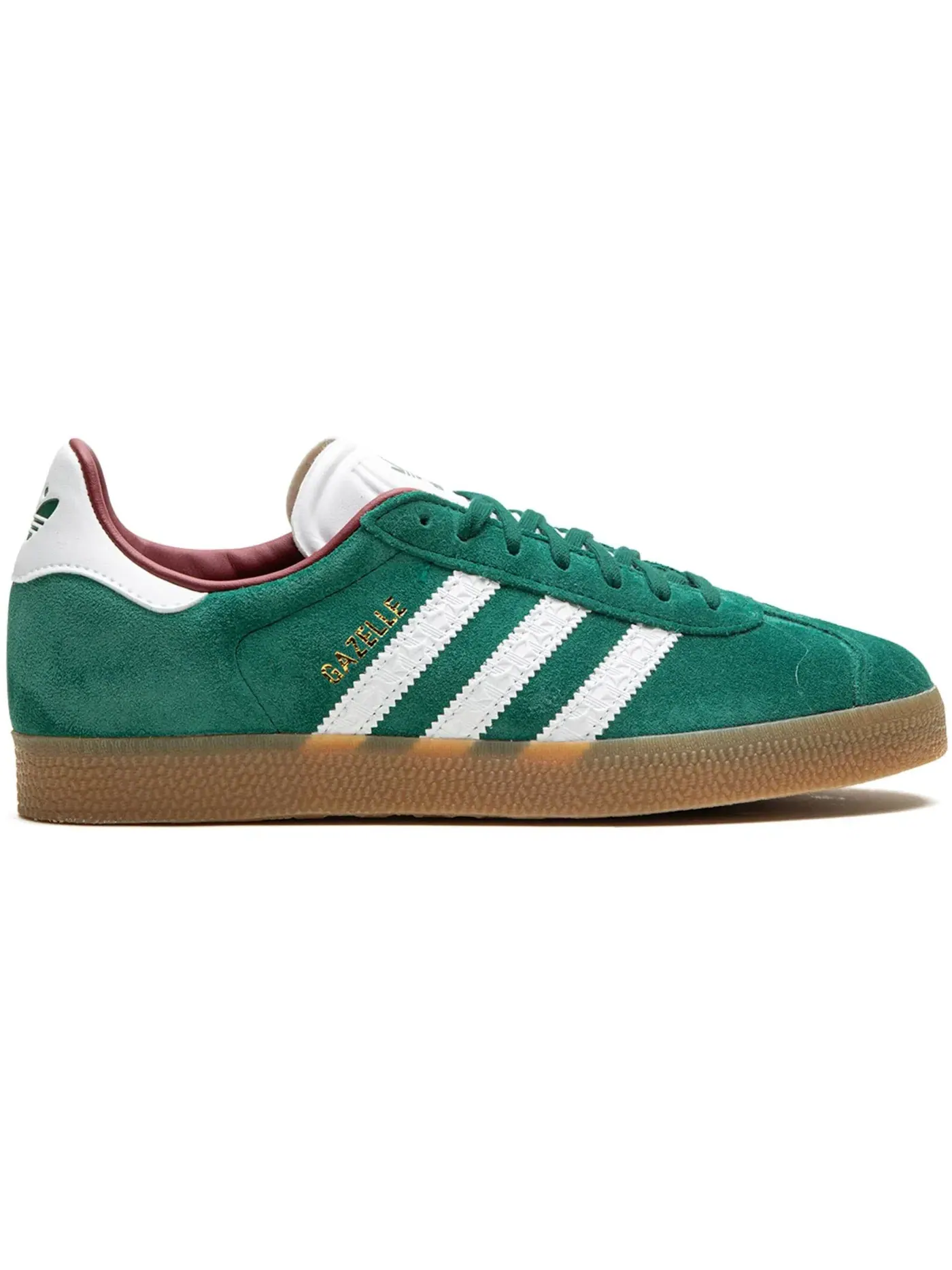 Мужские кроссовки Lifestyle Adidas Gazelle Adidas — изображение 1 из 1, зеленый/белый/бордовый