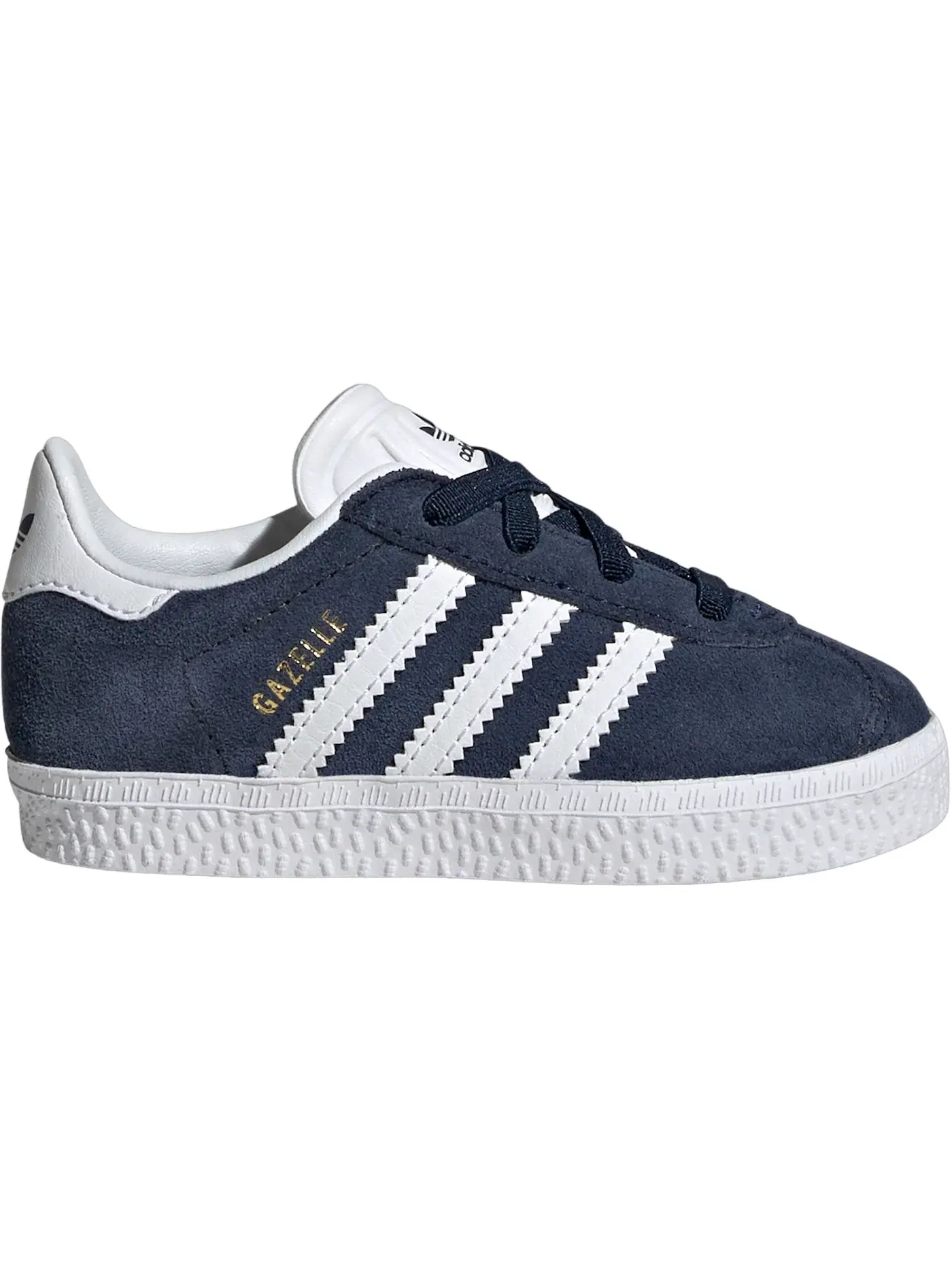 Детские кроссовки с удобной застежкой Adidas Gazelle Comfort Closure Adidas — изображение 1 из 1, темно-синий/белый/белый