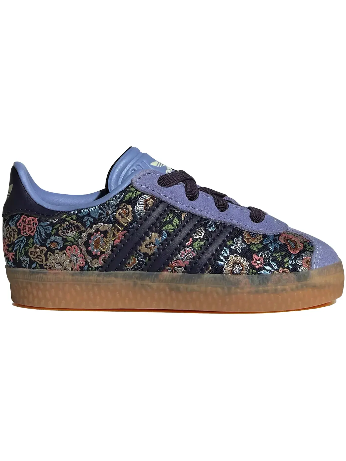Детские кроссовки с принтом Adidas Gazelle Comfort Closure, Supplier Colour/Supplier Colour/Gum — изображение 1 из 1