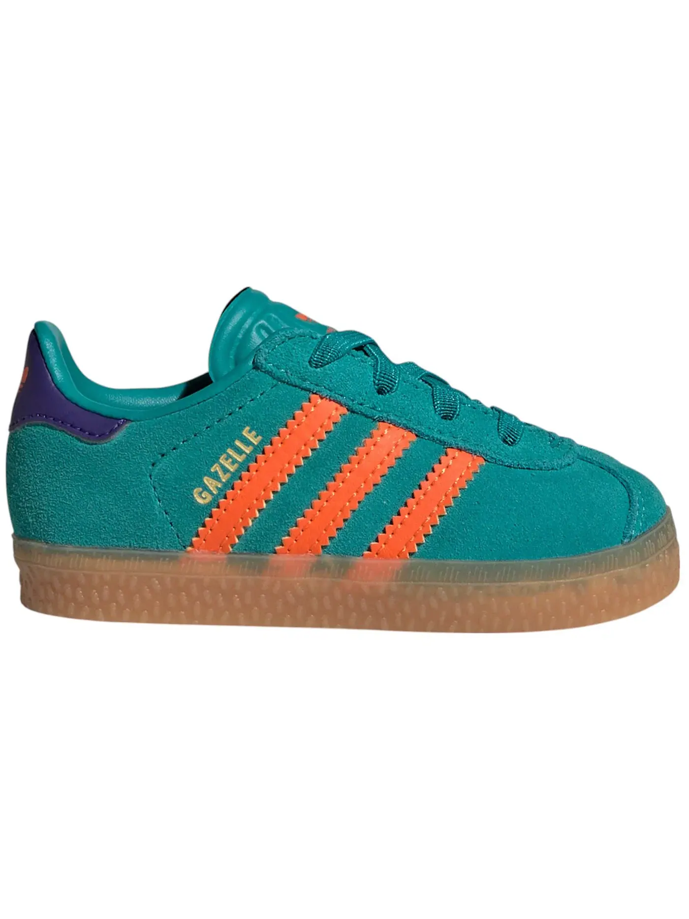 Детские кроссовки Lifestyle Adidas Gazelle Comfort Closure — изображение 1 из 1, оранжевый/фиолетовый