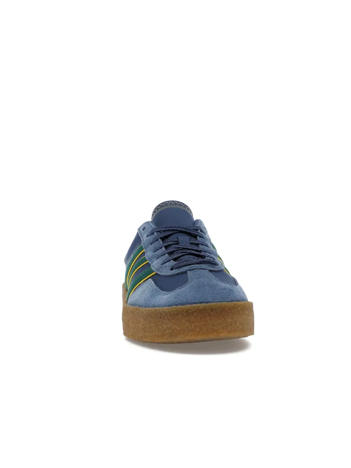 Мужские кроссовки lifestyle с замшевым верхом Adidas Gazelle Crepe — изображение 2 из 4, зеленый/желтый