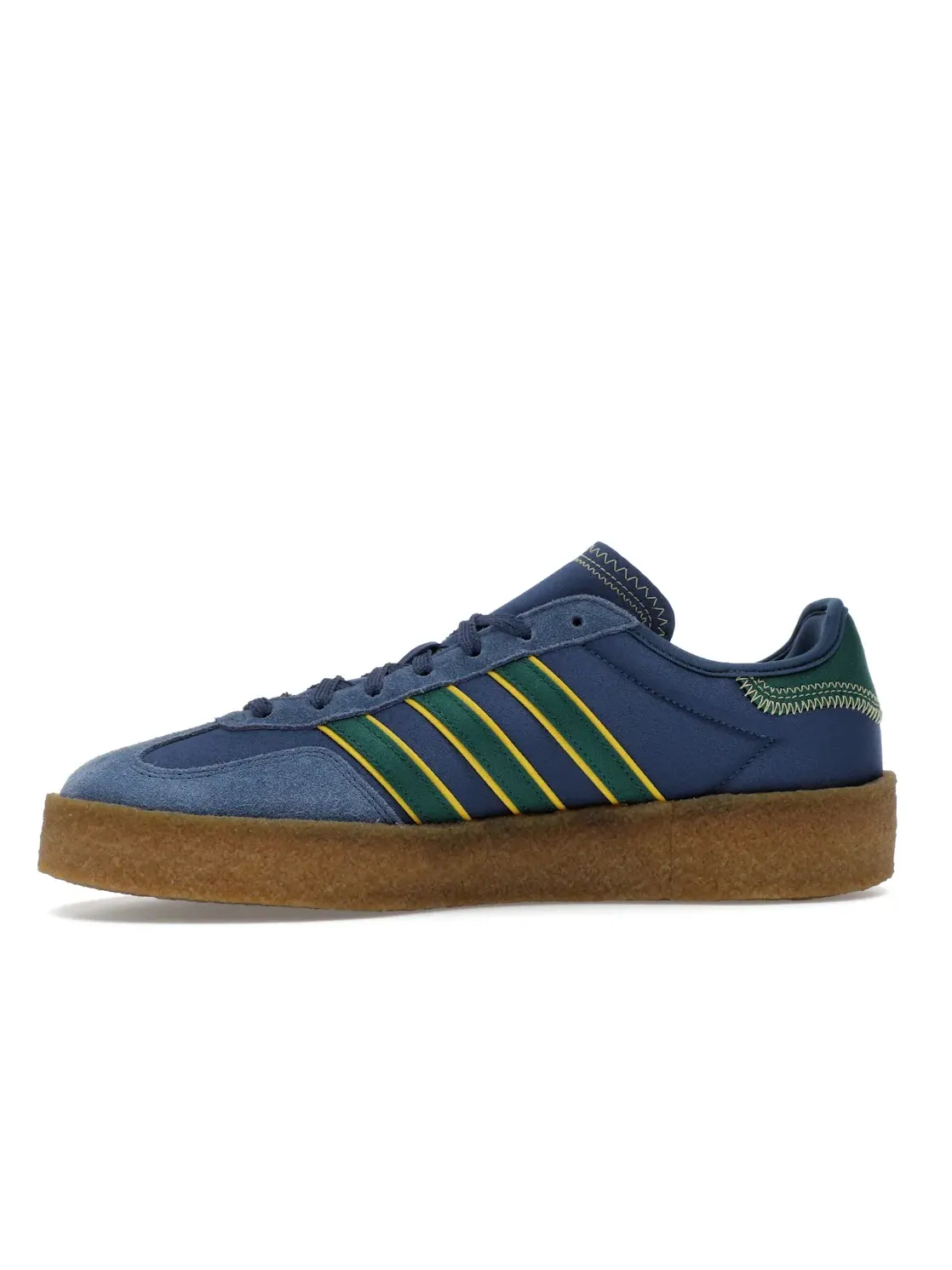 Мужские кроссовки lifestyle с замшевым верхом Adidas Gazelle Crepe — изображение 3 из 4, зеленый/желтый