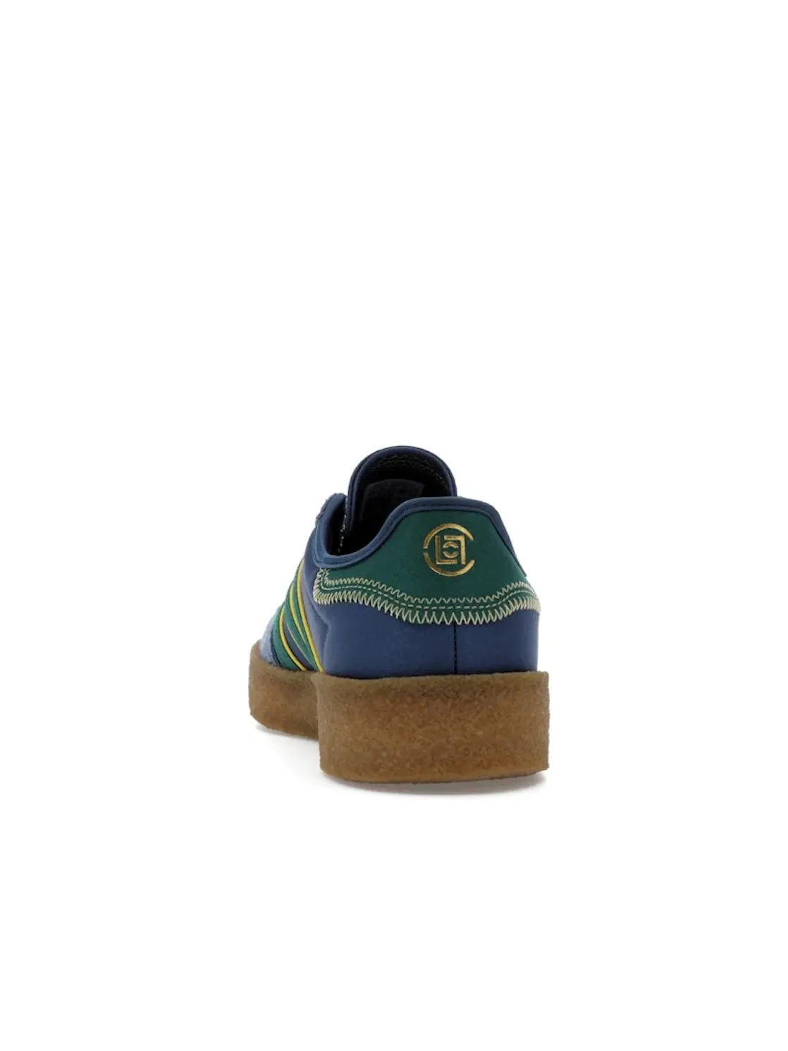 Мужские кроссовки lifestyle с замшевым верхом Adidas Gazelle Crepe — изображение 4 из 4, зеленый/желтый