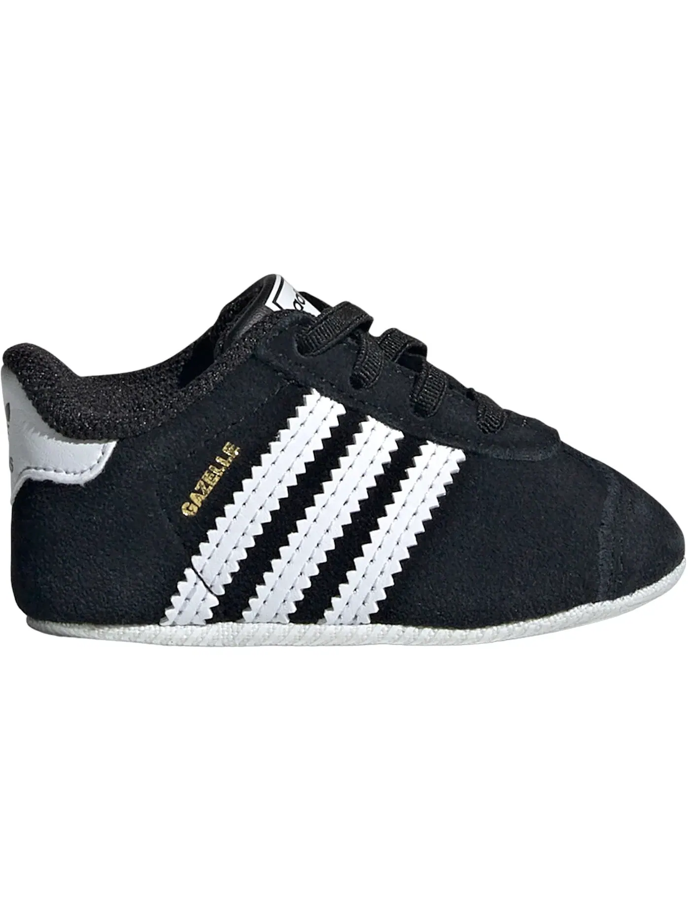Детские кроссовки Lifestyle Adidas Gazelle Crib — изображение 1 из 1, черный/белый/белый