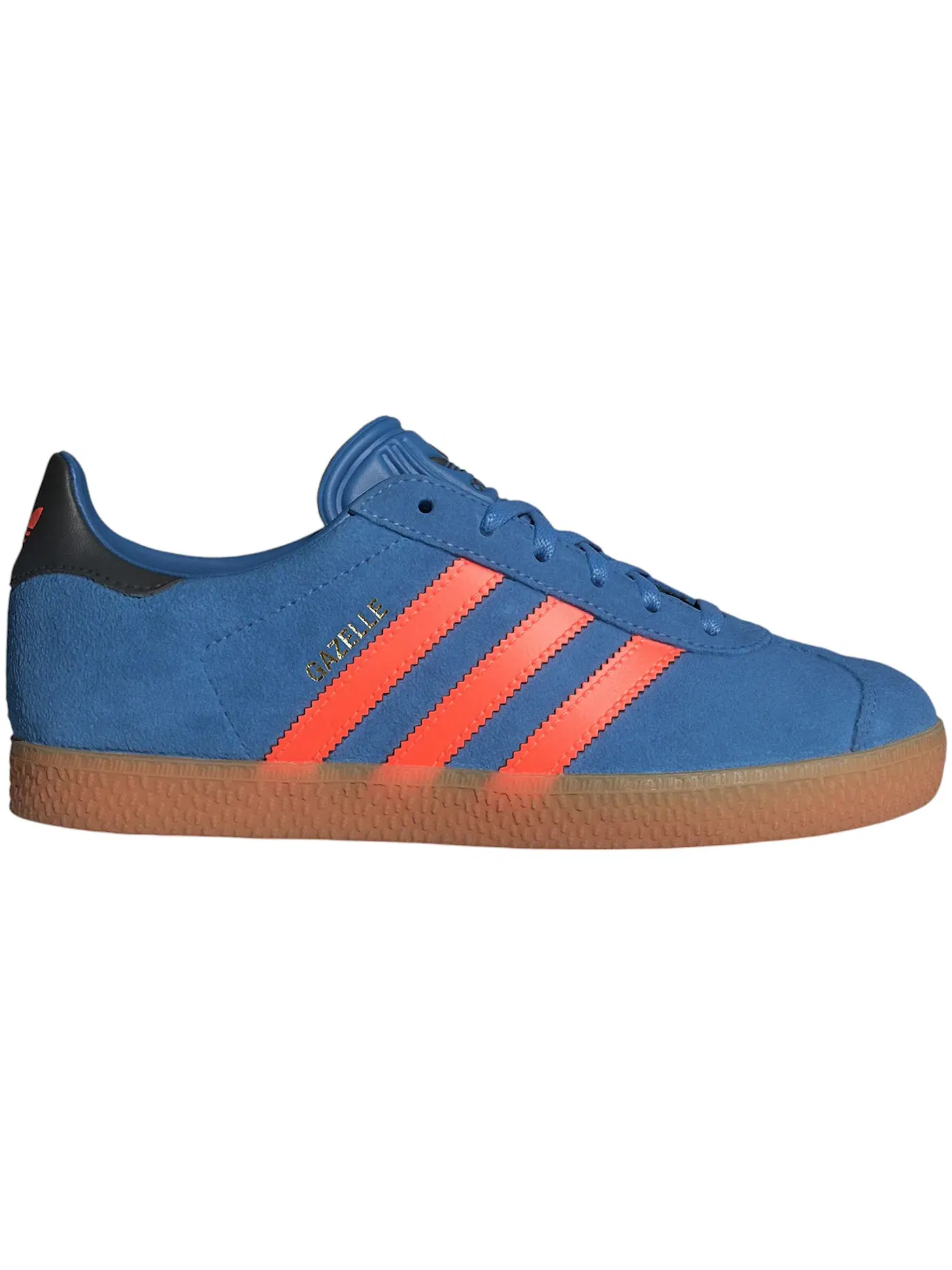 Детские кроссовки Lifestyle с замшевым верхом Adidas Gazelle Adidas — изображение 1 из 1, синий оранжевый черный