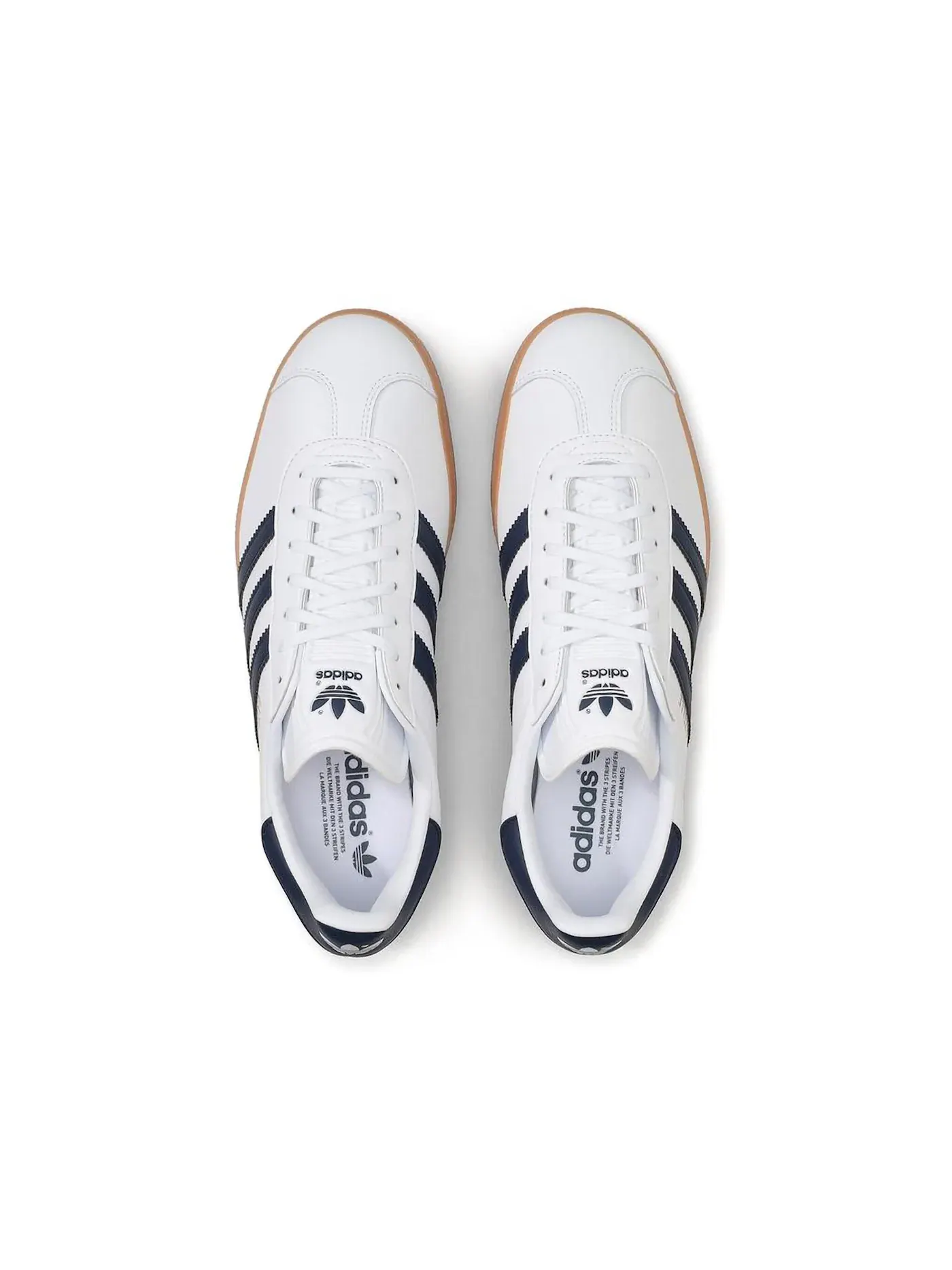 Мужские кроссовки Lifestyle Adidas Gazelle — изображение 2 из 3, белый темно-синий