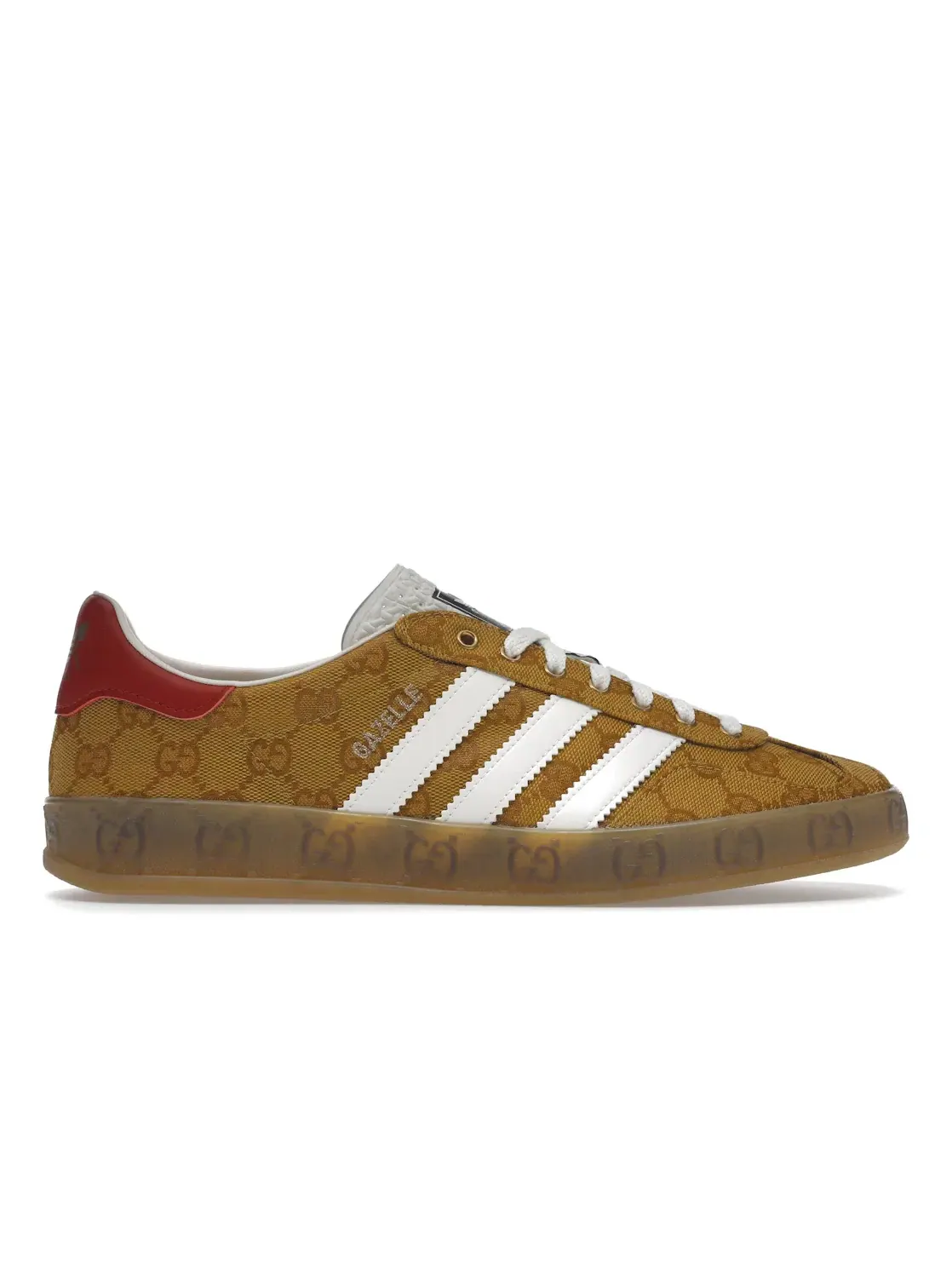 Мужские кроссовки lifestyle с принтом GG Adidas Gazelle Adidas — изображение 1 из 4, белый/красный