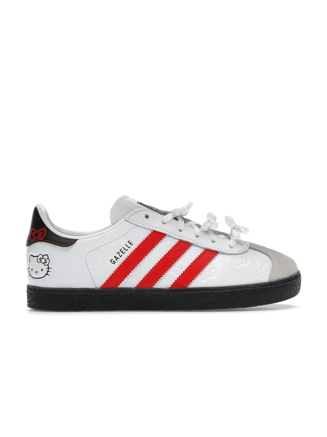 Детские кроссовки Lifestyle с принтом Hello Kitty Adidas Gazelle — изображение 1 из 4, белый/красный