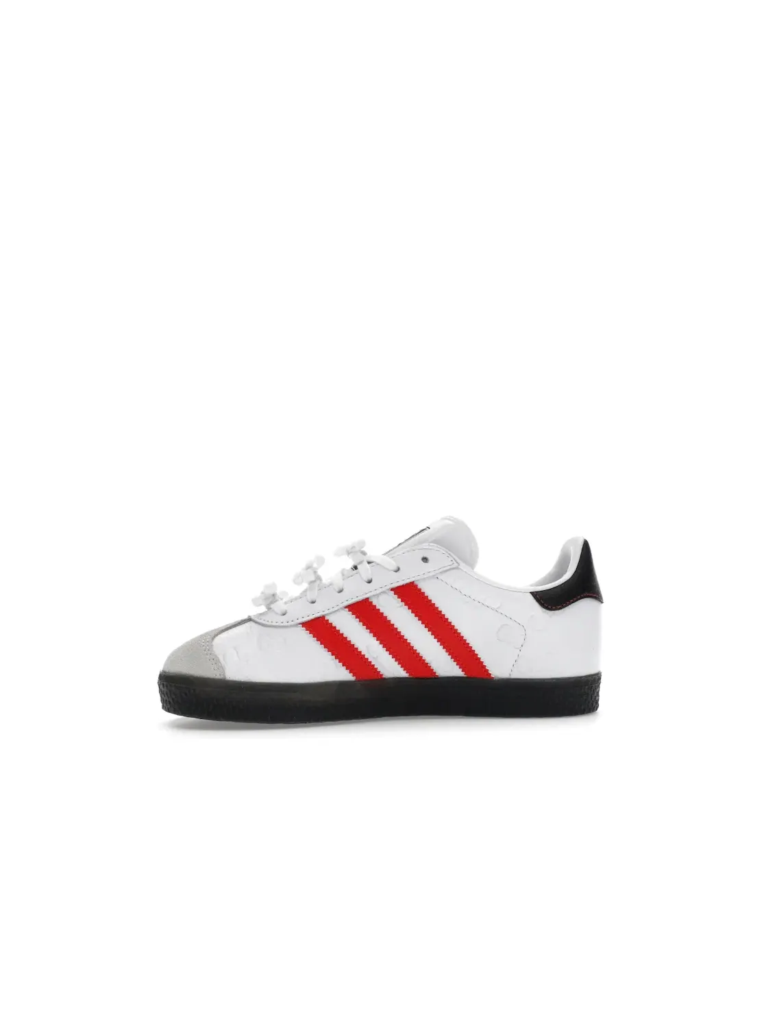 Детские кроссовки Lifestyle с принтом Adidas Gazelle — изображение 3 из 4, белый/красный/черный