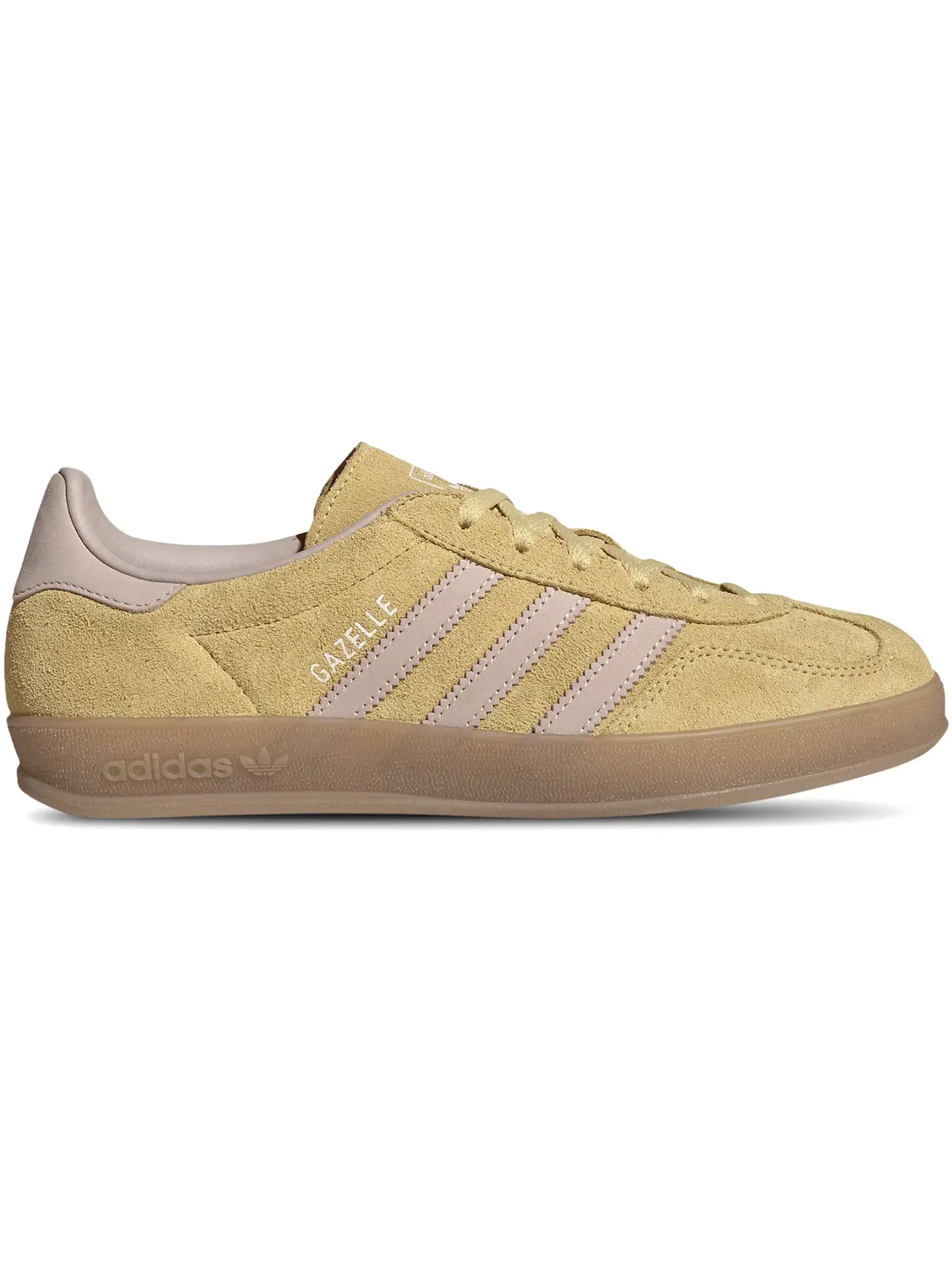 Женские кроссовки Lifestyle Adidas Gazelle Indoor — изображение 1 из 1, желтый