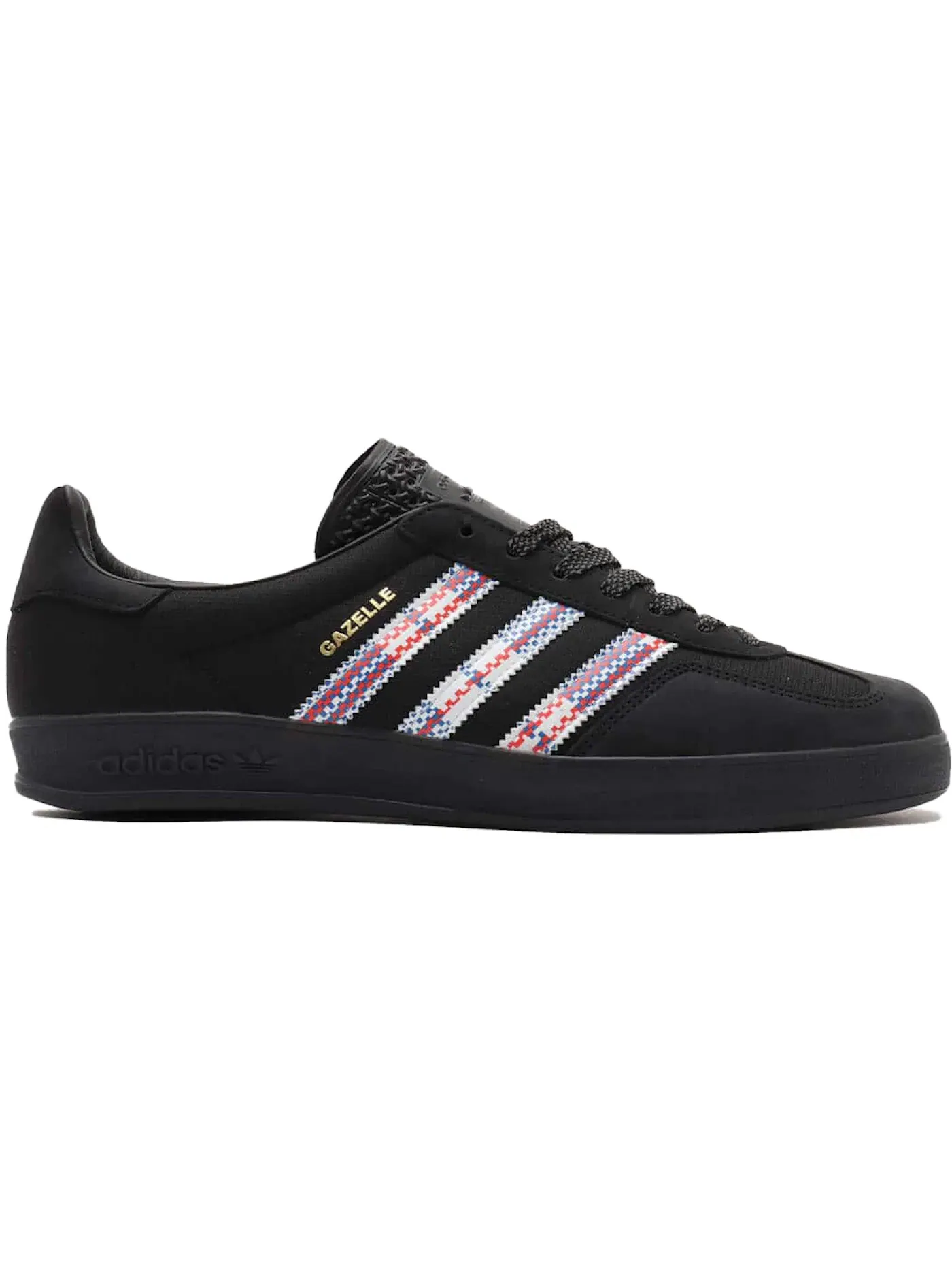 Мужские кроссовки с принтом Adidas Gazelle Indoor — изображение 1 из 1, черный
