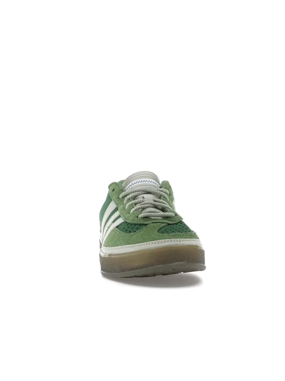 Мужские кроссовки Lifestyle с коллаборацией Bad Bunny Adidas Gazelle Indoor — изображение 2 из 4, зеленый/зеленый/зеленый