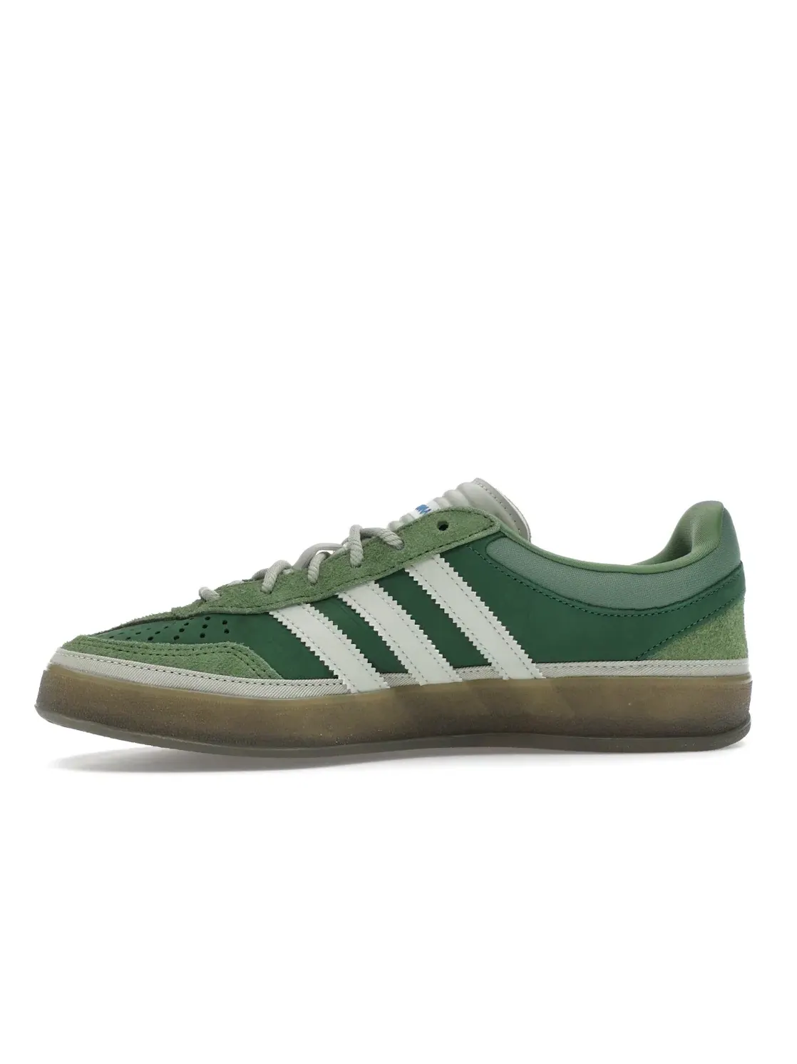 Мужские кроссовки Lifestyle с коллаборацией Bad Bunny Adidas Gazelle Indoor — изображение 3 из 4, зеленый/зеленый/зеленый