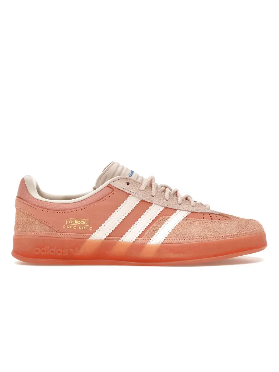 Мужские кроссовки с замшевым верхом Adidas Gazelle Indoor Bad Bunny Cabo Rojo — изображение 1 из 4, розовый