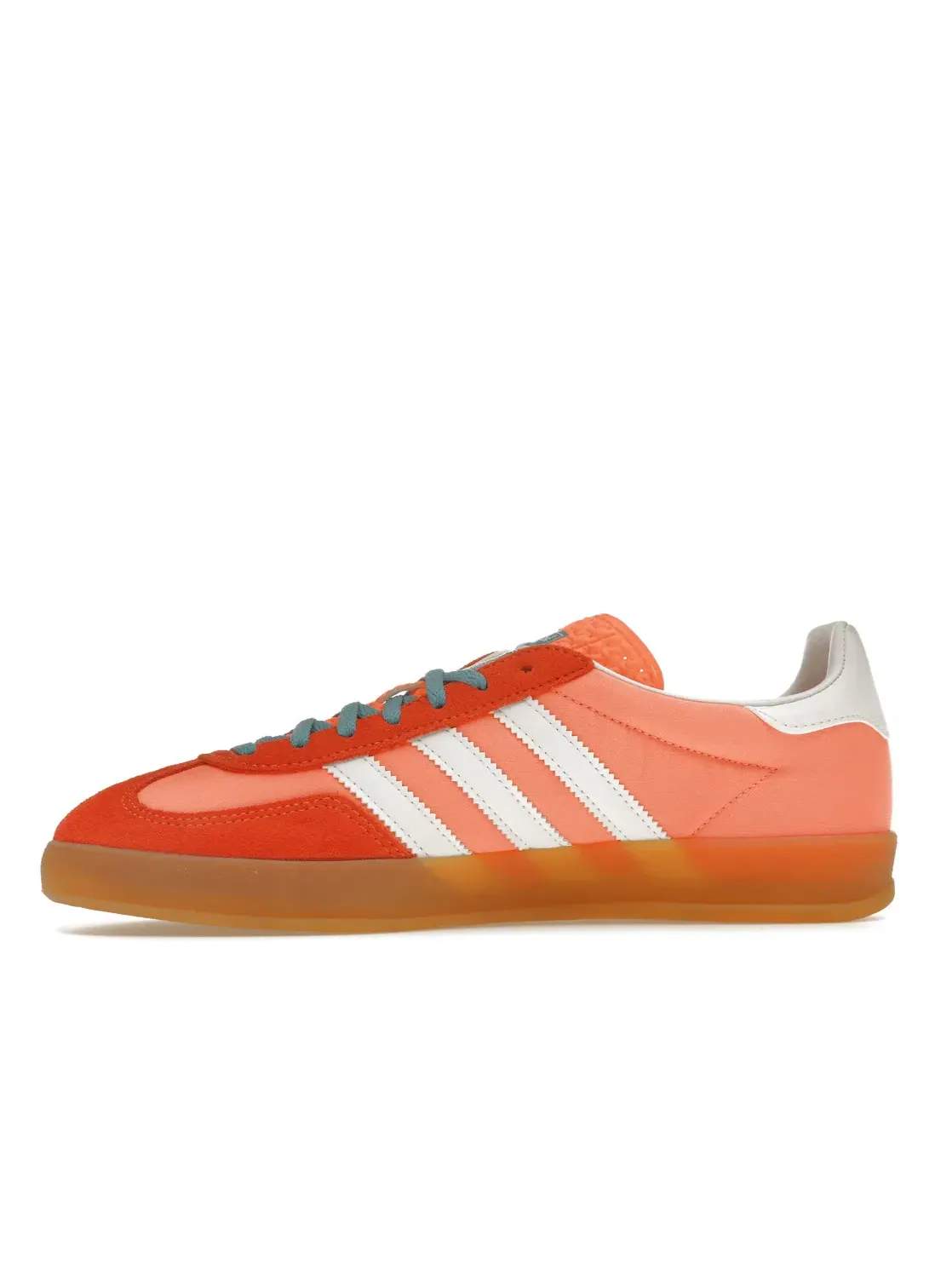 Мужские кроссовки с замшевыми вставками Adidas Gazelle Indoor Adidas — изображение 3 из 4, оранжевый белый
