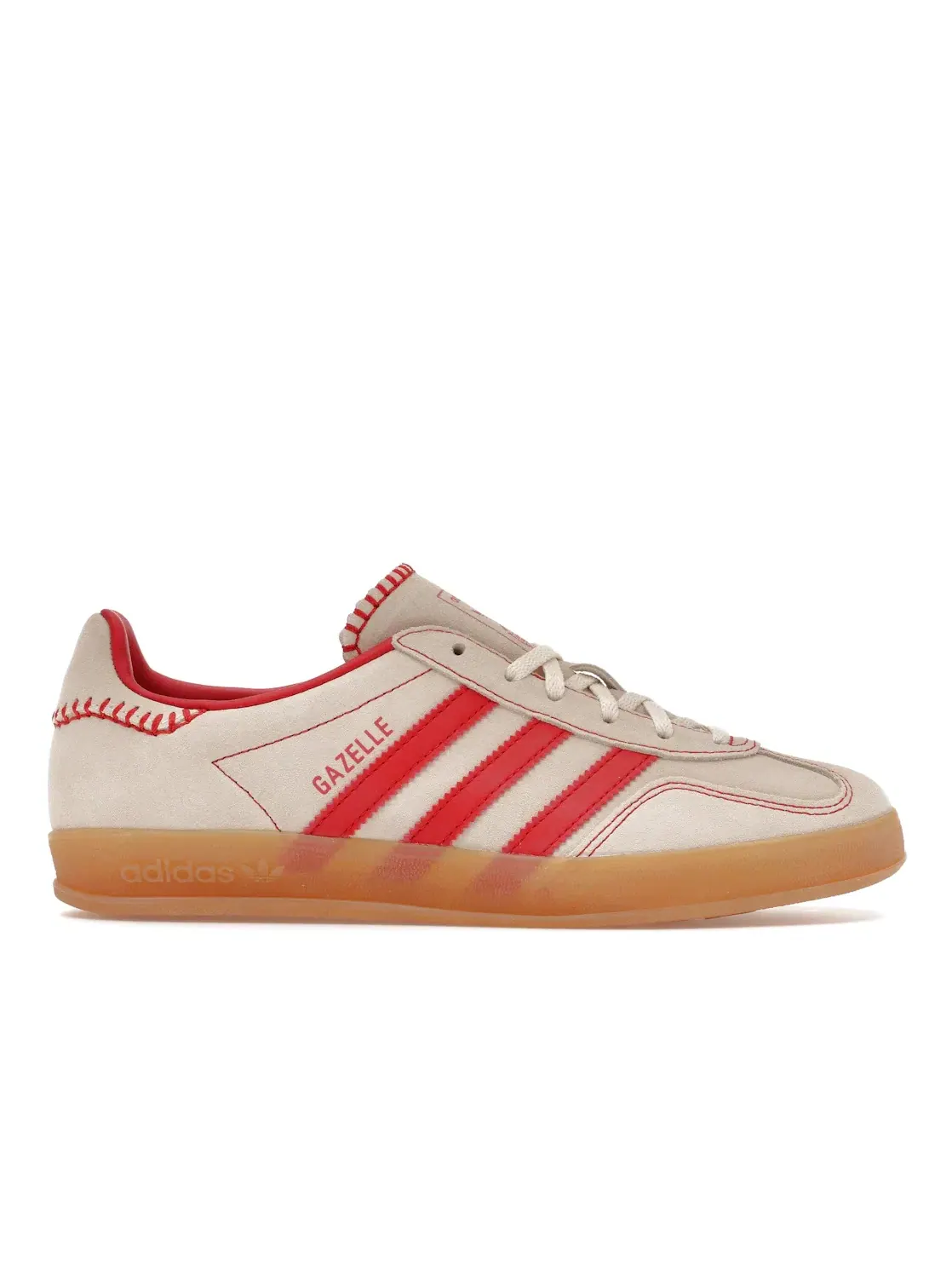 Женские кроссовки Lifestyle Adidas Gazelle Indoor — изображение 1 из 4, бежевый//кремовый белый