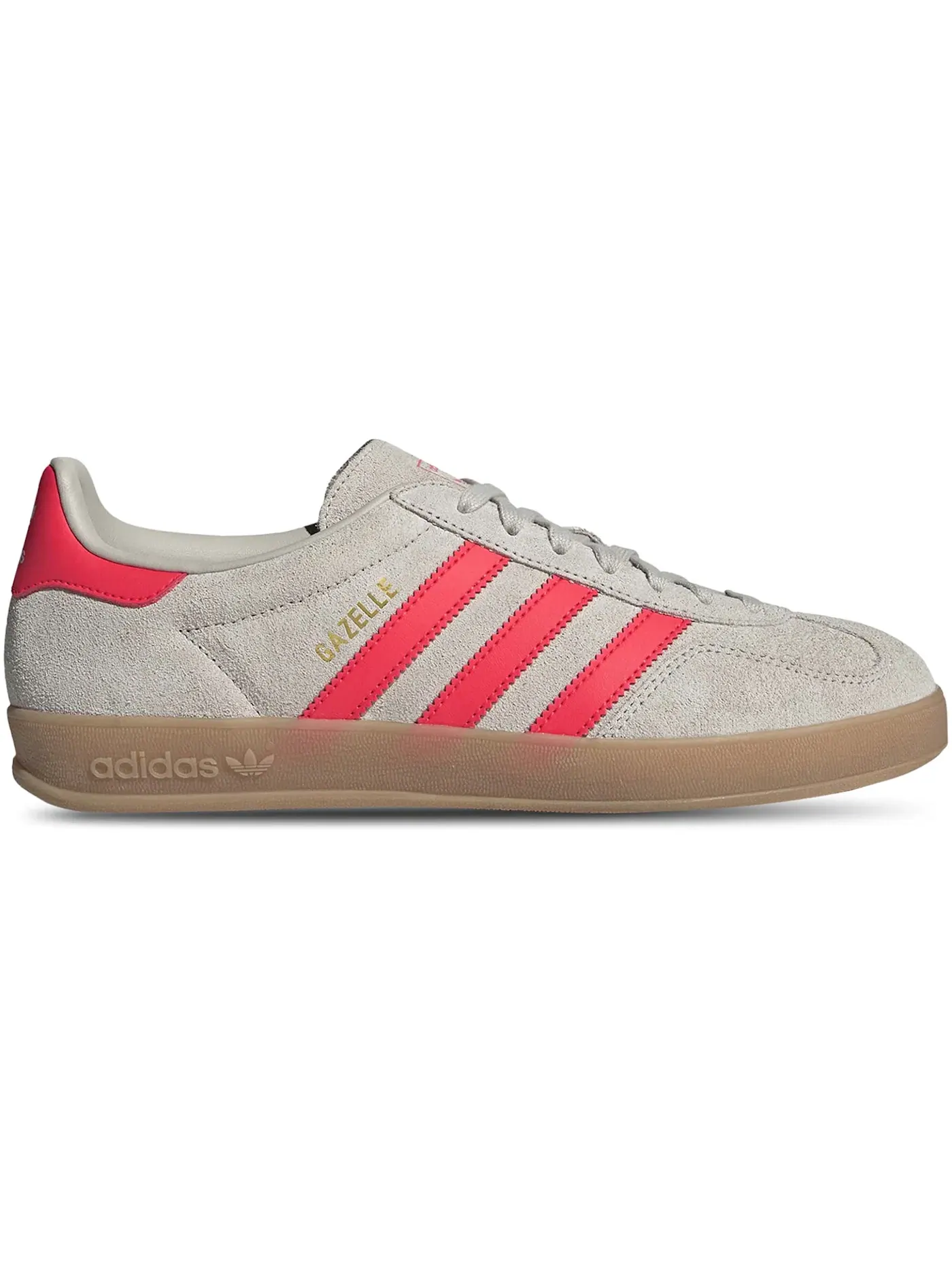 Мужские кроссовки повседневные Adidas Gazelle Indoor — изображение 1 из 1, бежевый/красный/белый