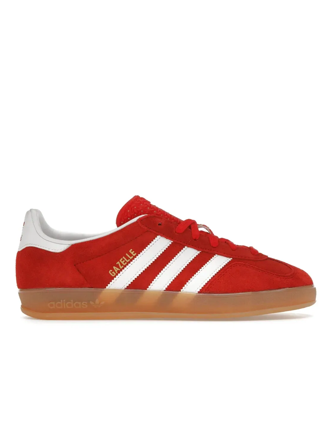 Мужские кроссовки из замши с принтом Adidas Gazelle Indoor — изображение 1 из 4, белый