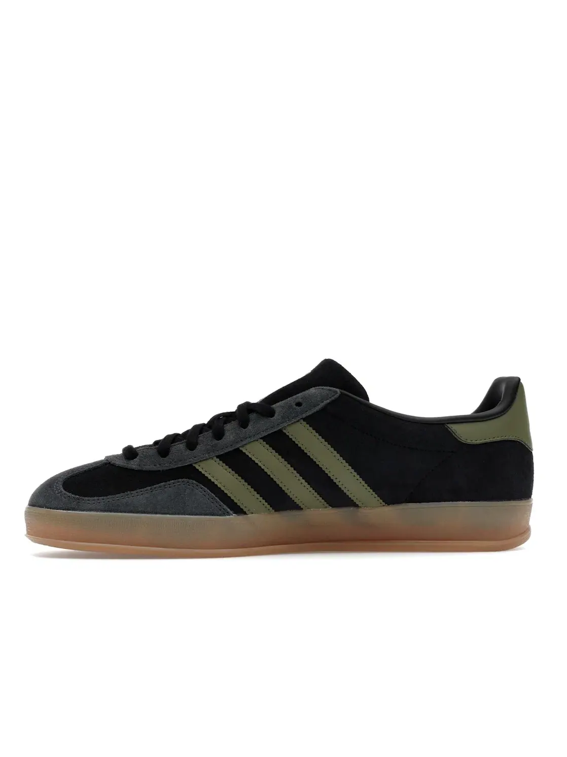 Мужские кроссовки Lifestyle Adidas Gazelle Indoor — изображение 3 из 4, черный оливковый