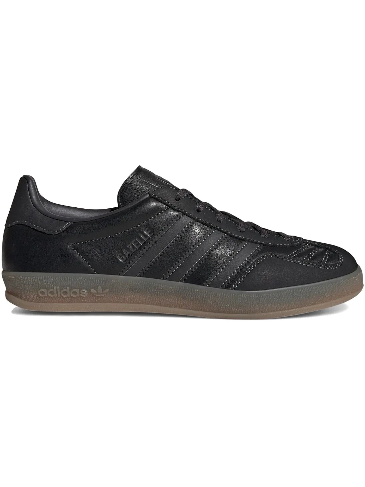 Женские кроссовки для повседневной носки Adidas Gazelle Indoor — изображение 1 из 1, черный/черный