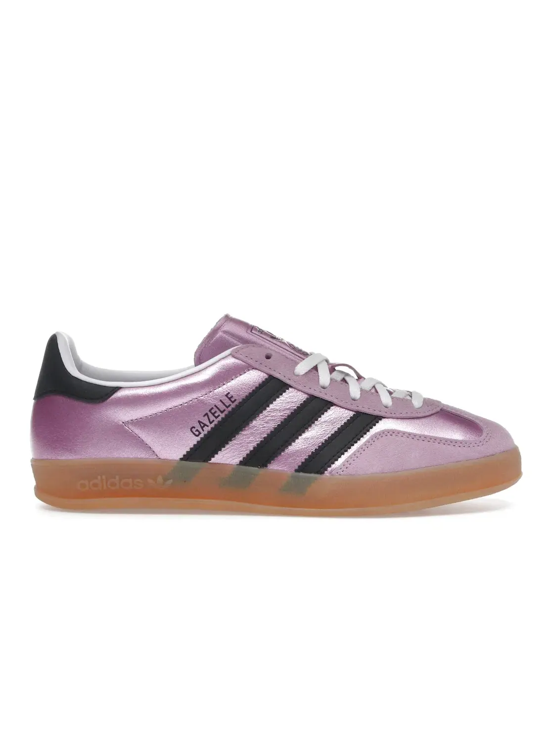Женские кроссовки с леопардовым принтом Adidas Gazelle Indoor — изображение 1 из 4, черный