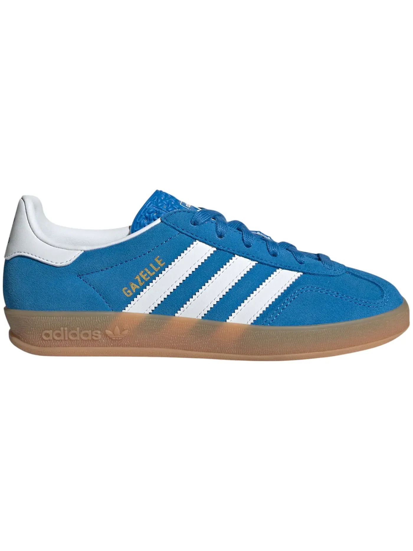 Детские кроссовки Lifestyle Adidas Gazelle Indoor — изображение 1 из 1, синий/белый